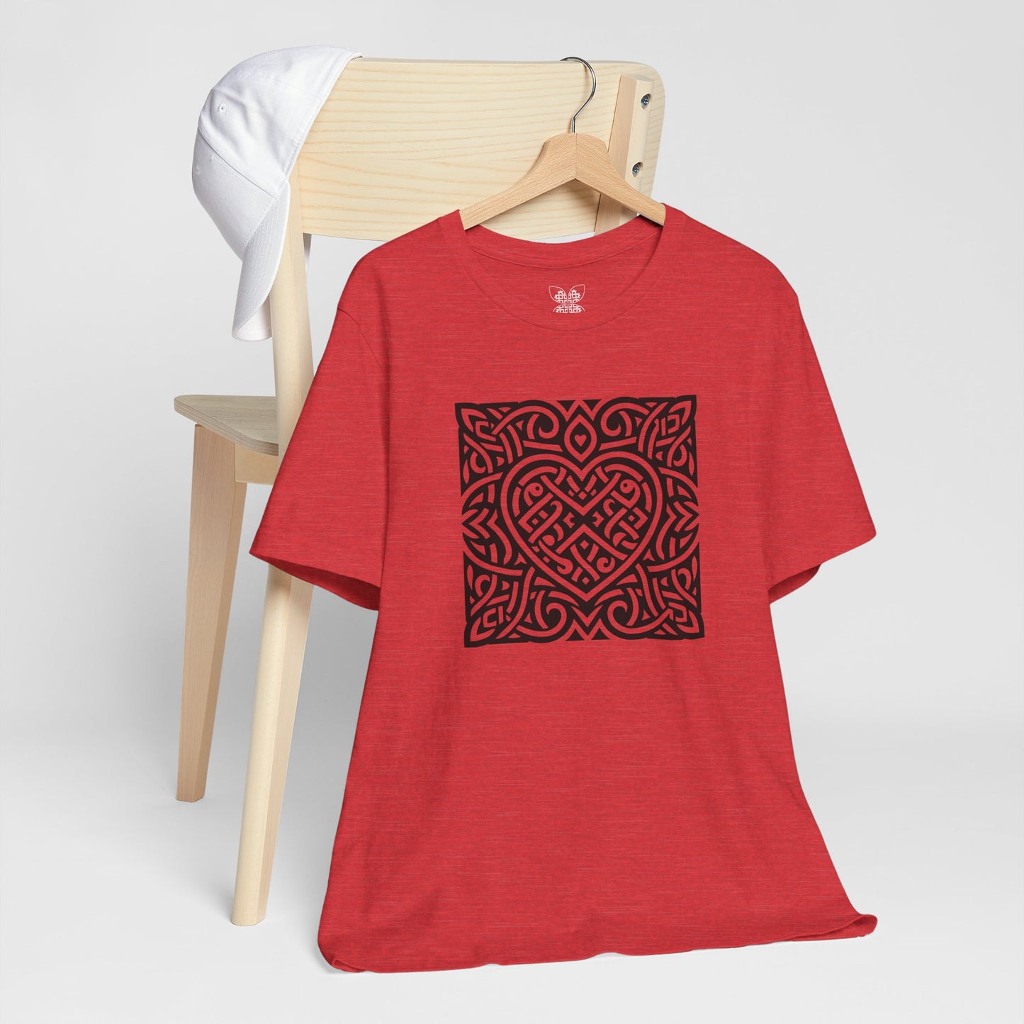 Celtic Heart - Square Unisex T-Shirt - InkLovePrint
