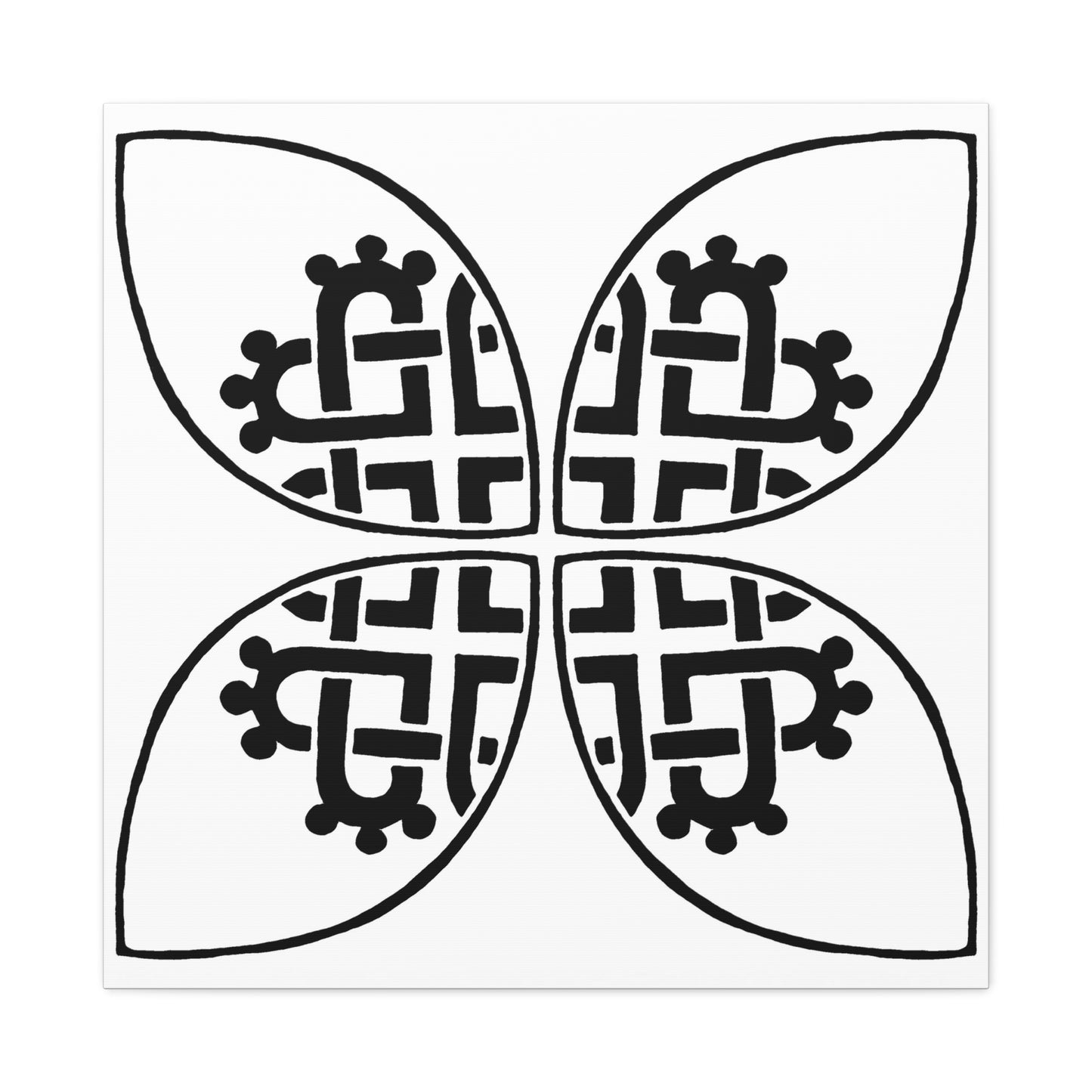 Celtic Heart Artwork Canvas - InkLovePrint