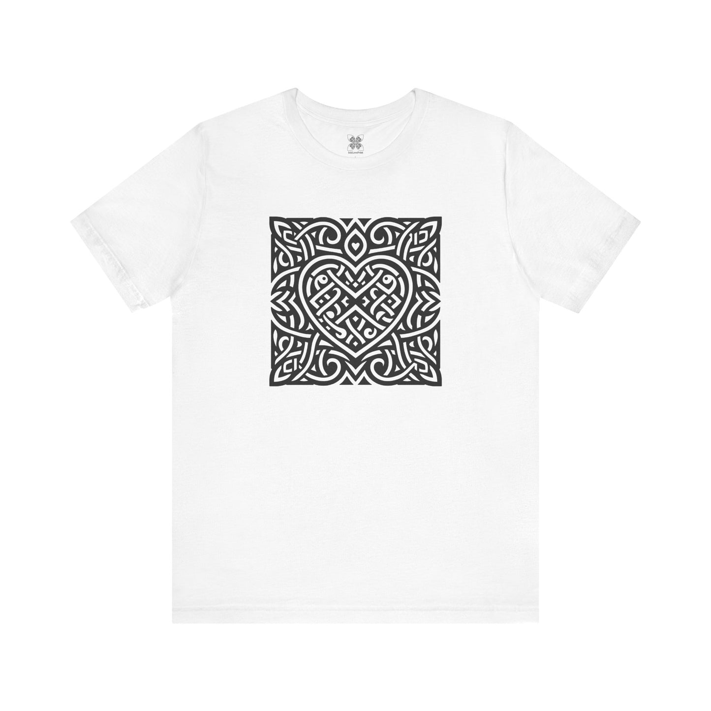 Celtic Heart - Square Unisex T-Shirt - InkLovePrint