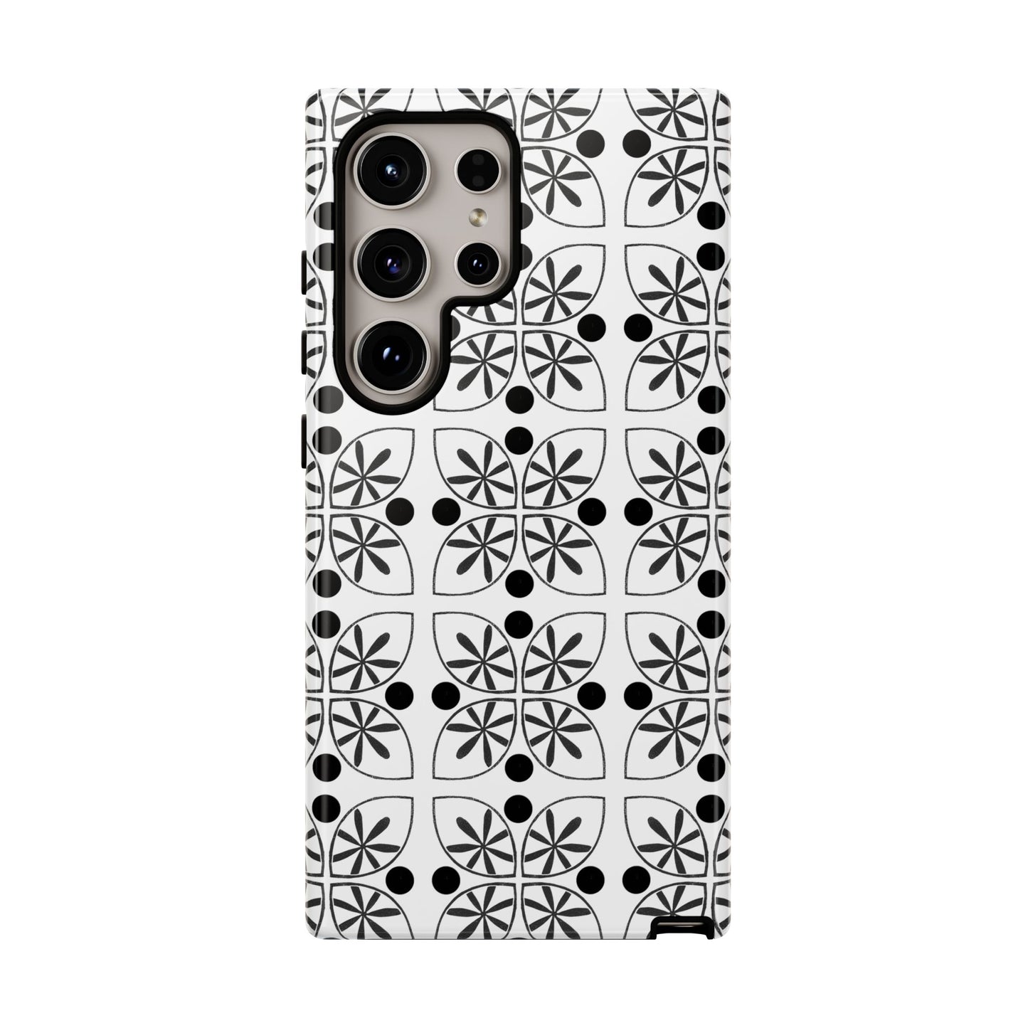 Black Flower Phone case