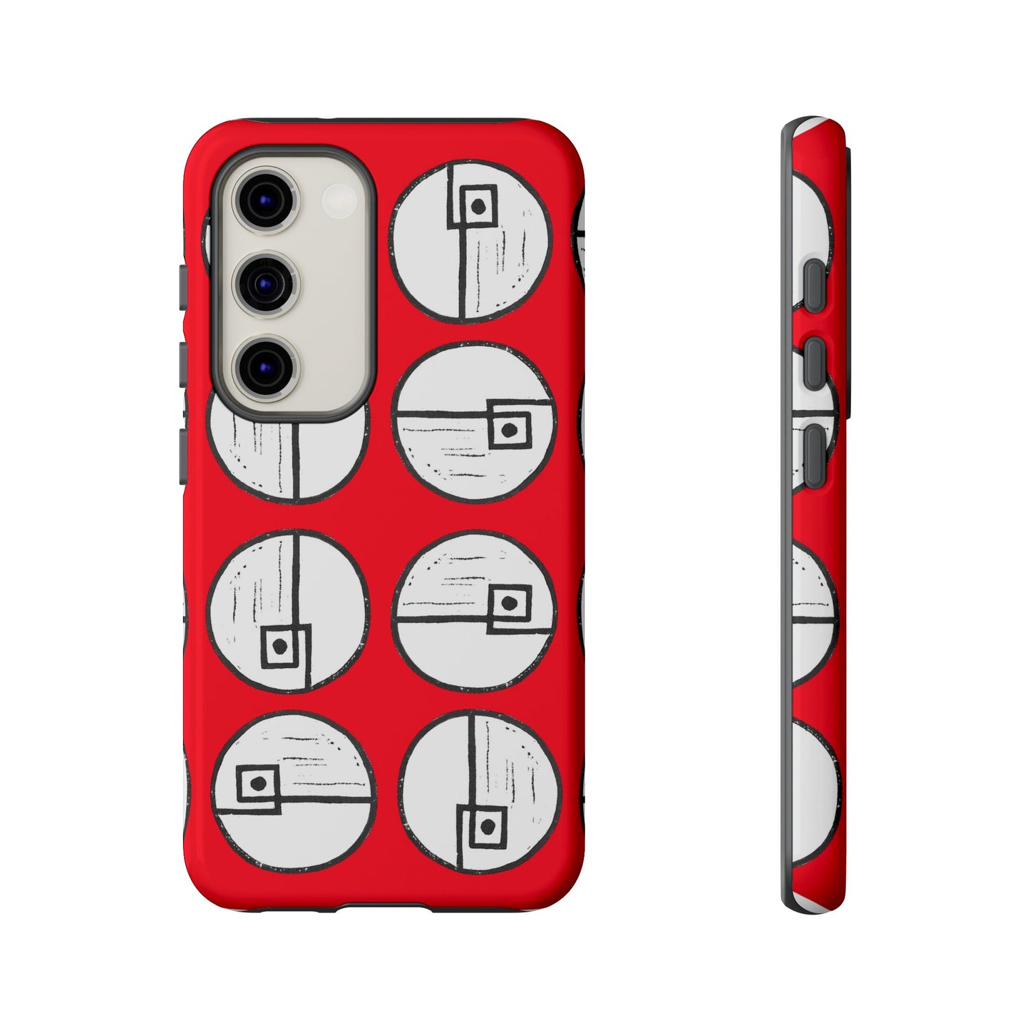 Rotating Rectangle Red - Phone case