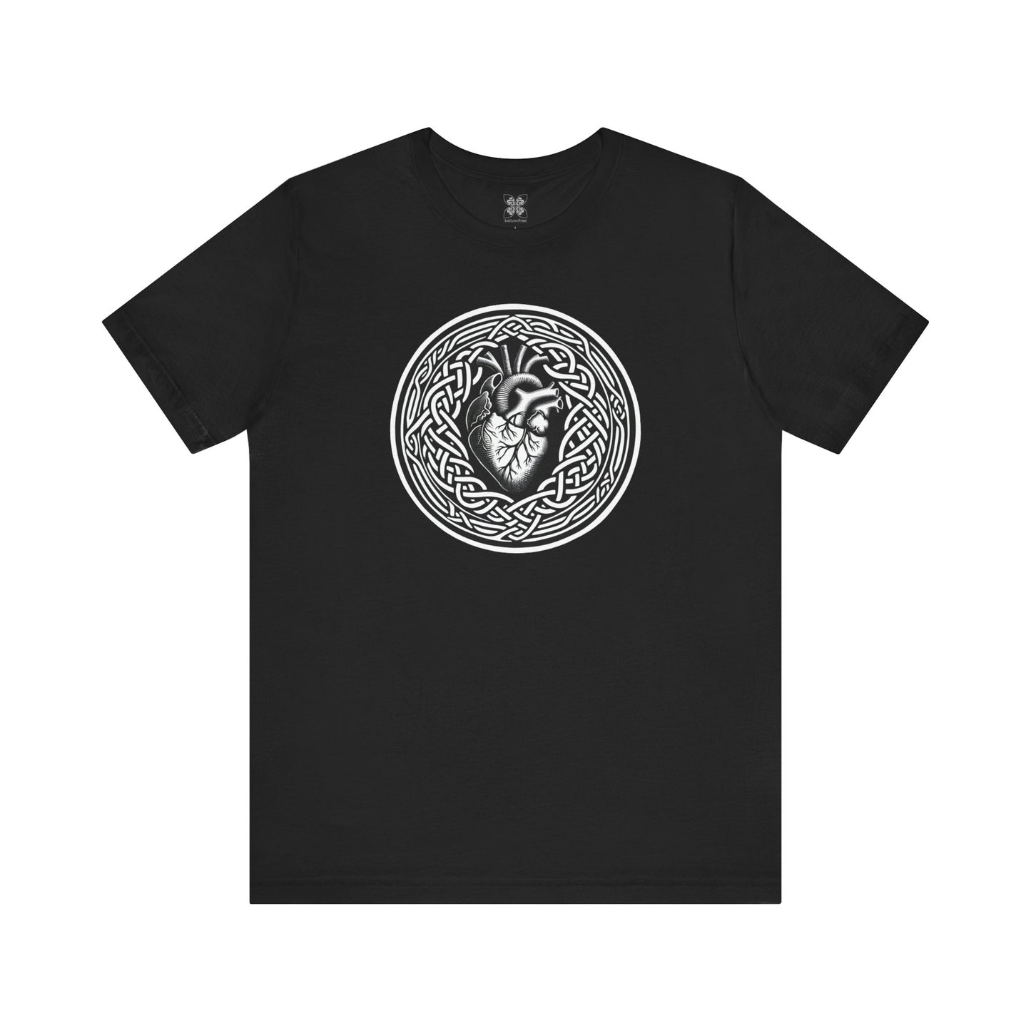 Celtic Human Heart Unisex T-Shirt - InkLovePrint
