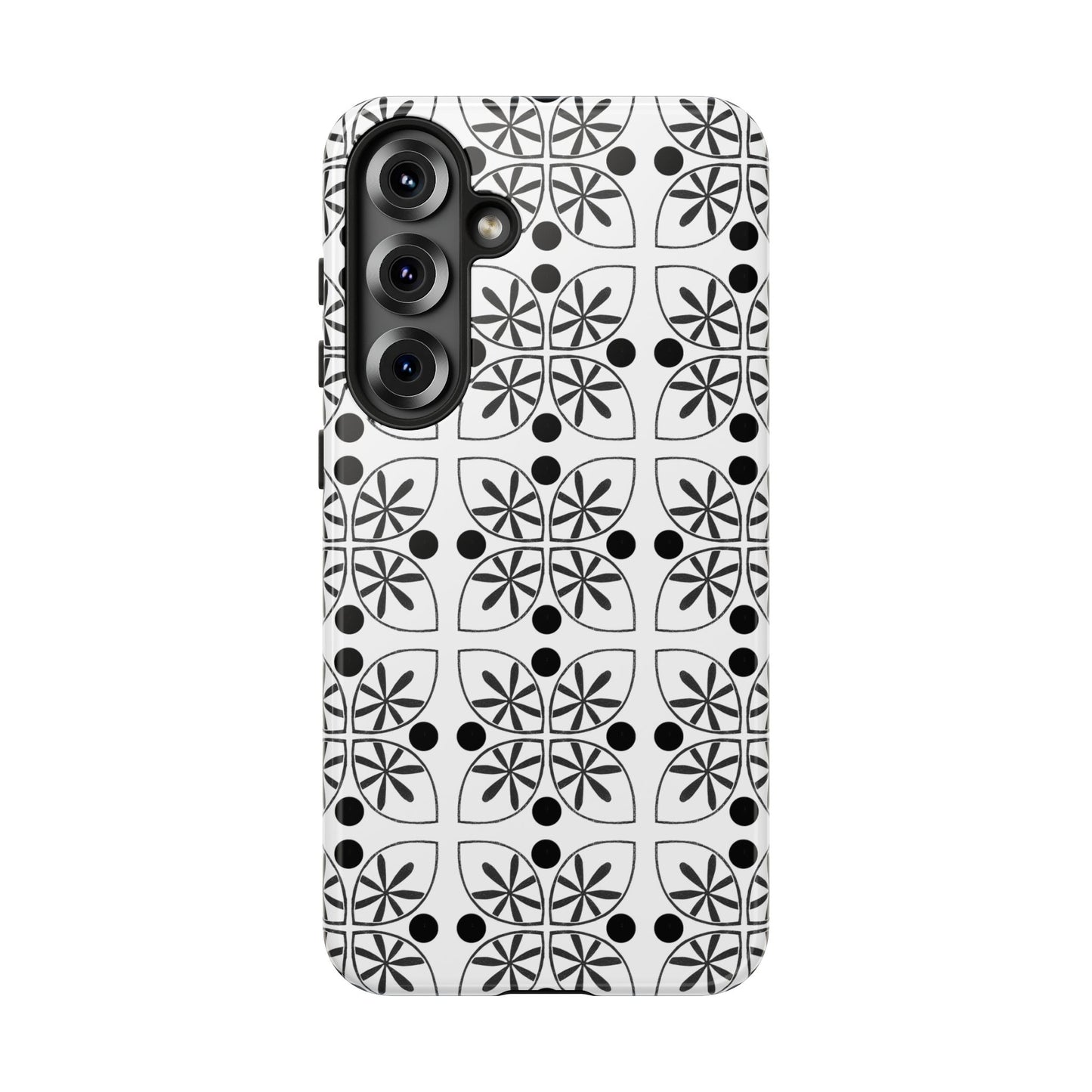 Black Flower Phone case