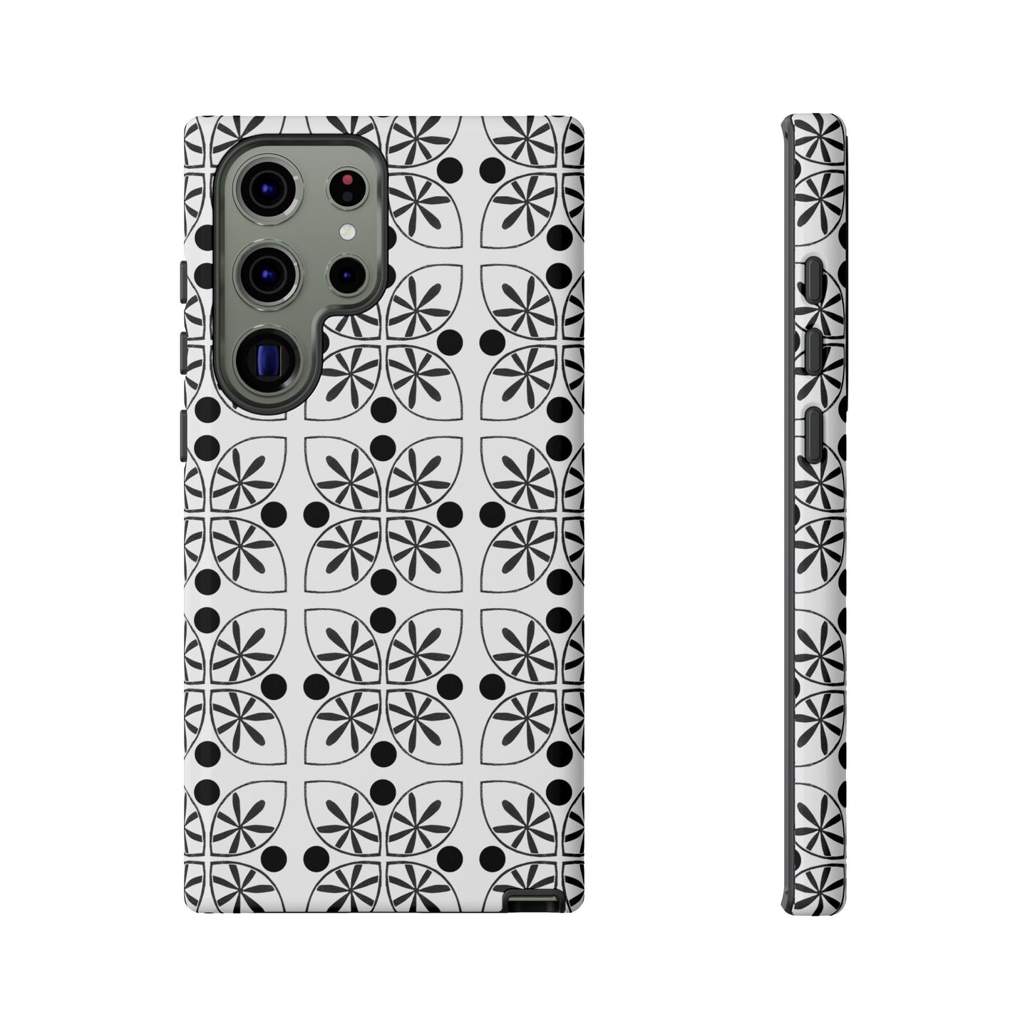 Black Flower Phone case