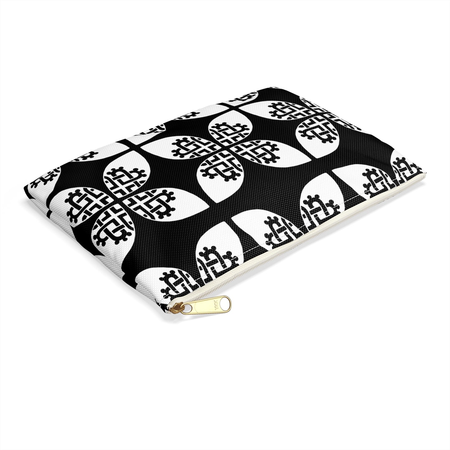 Celtic Heart Accessory Bag Black - InkLovePrint