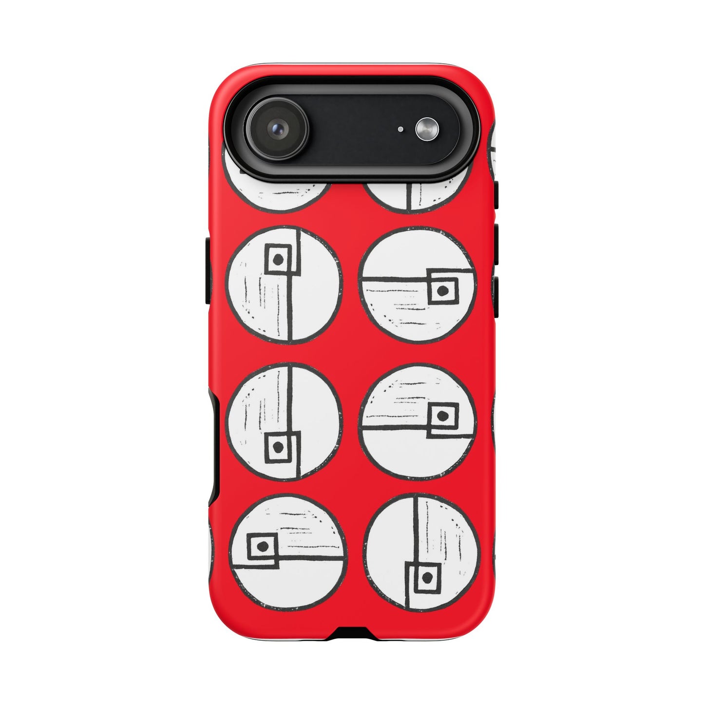 Rotating Rectangle Red - Phone case
