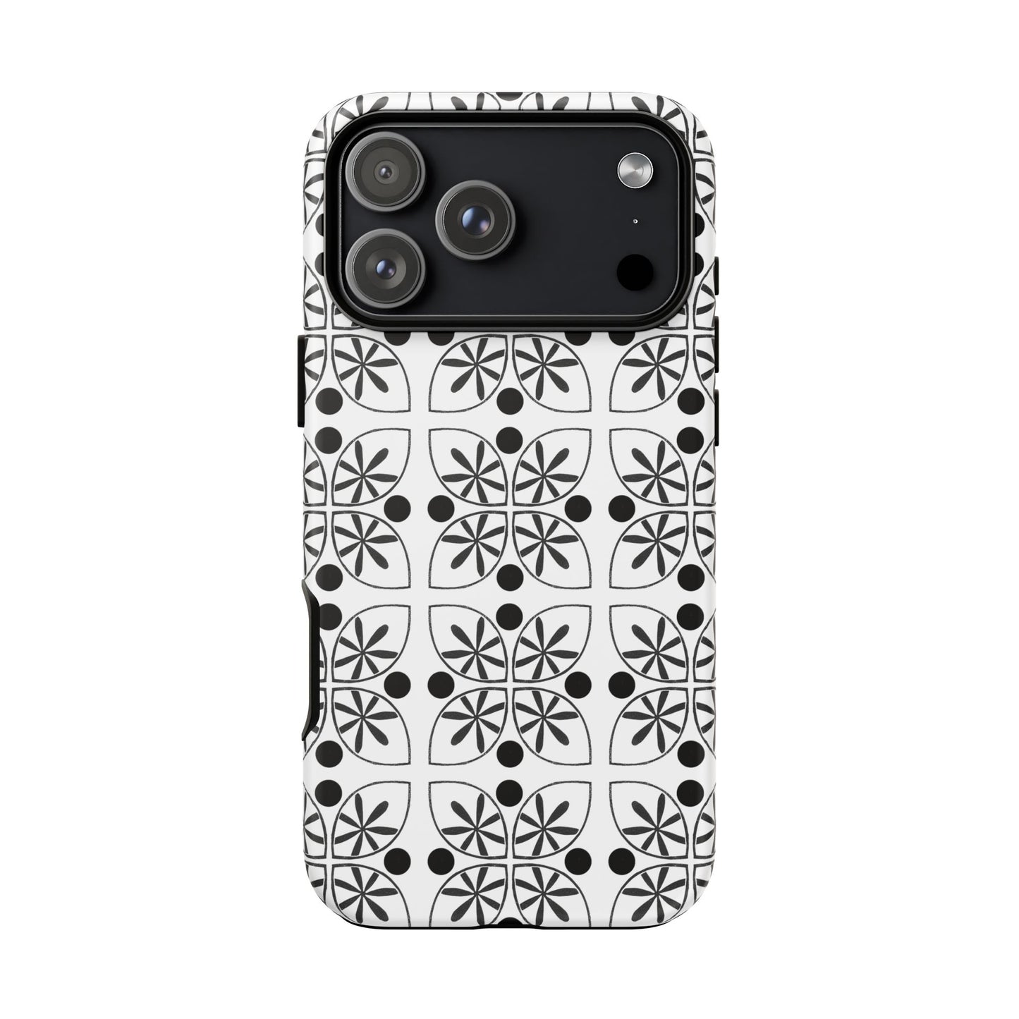 Black Flower Phone case