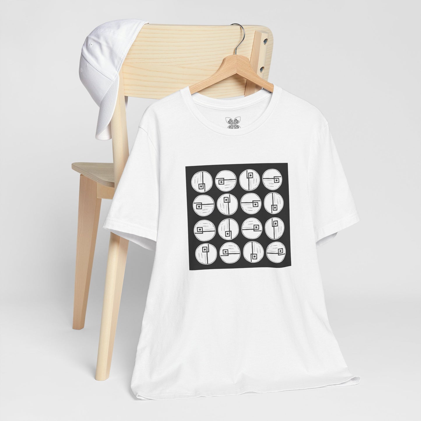 Rotating Rectangle B&W - InkLovePrint