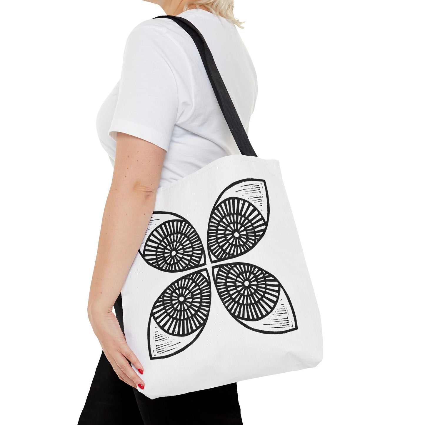 Circle Motif Tote Bag - InkLovePrint