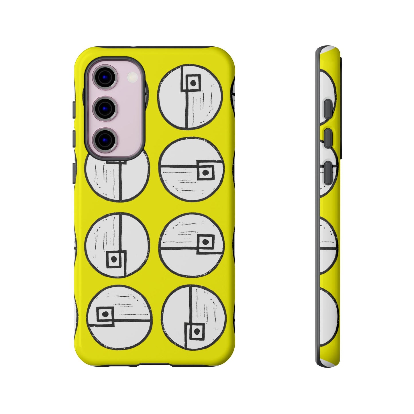 Rotating Rectangle Yellow Phone case