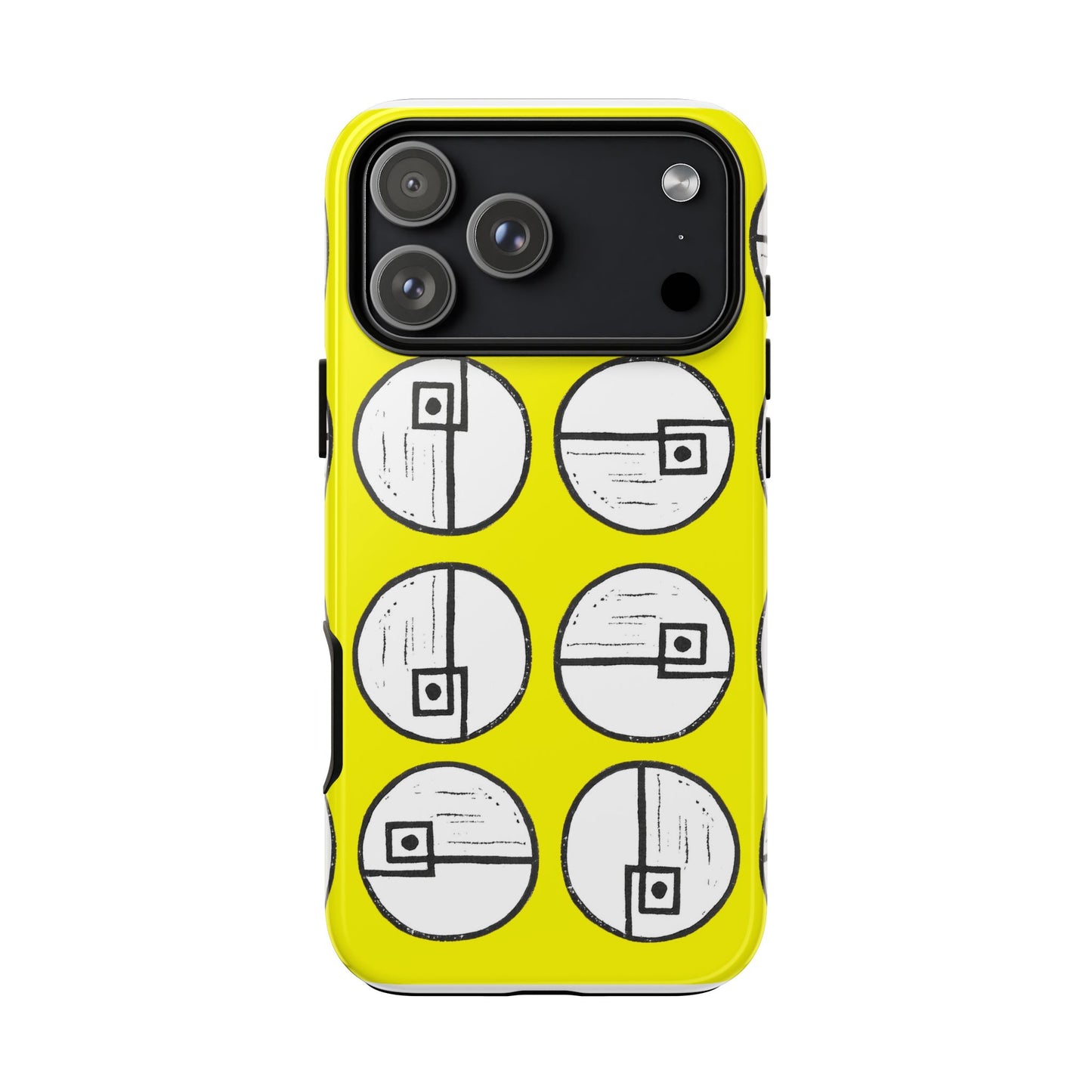 Rotating Rectangle Yellow Phone case