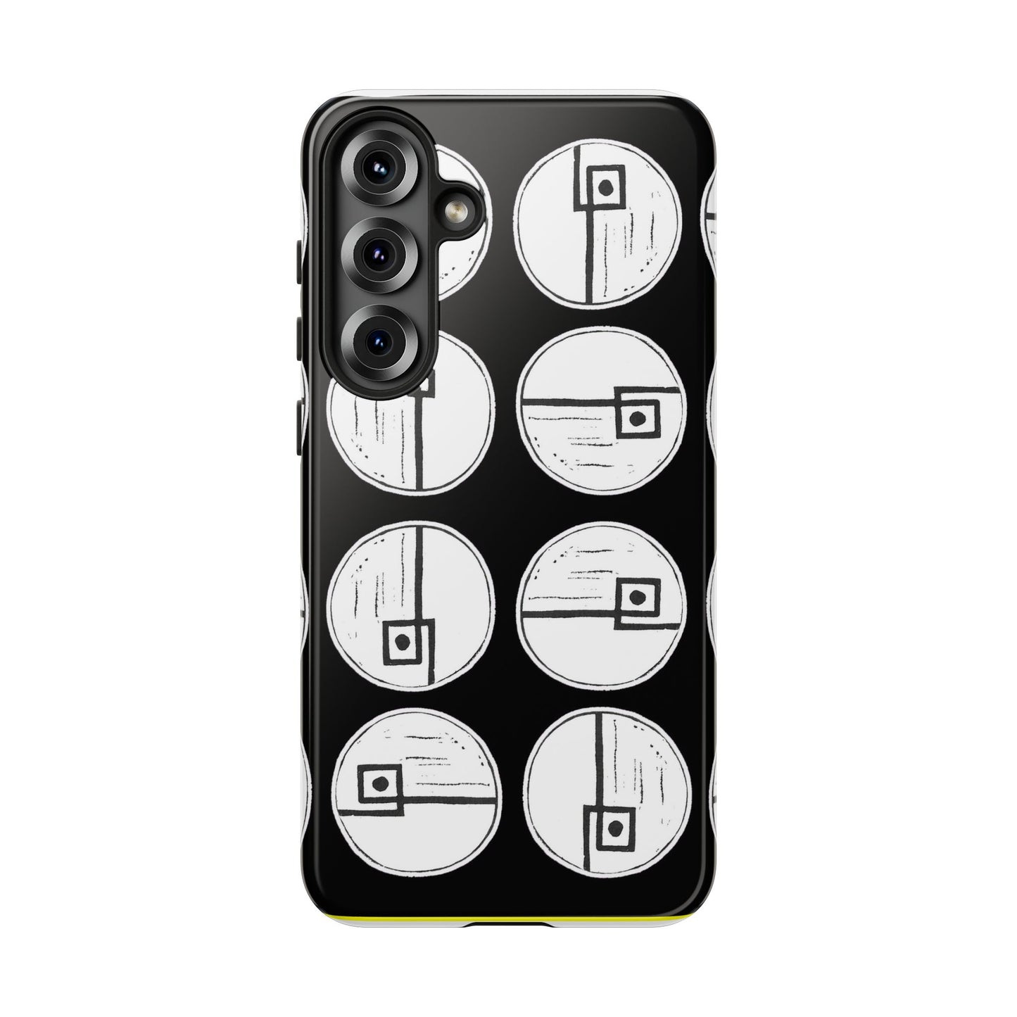 Rotating Rectangle Black Phone case