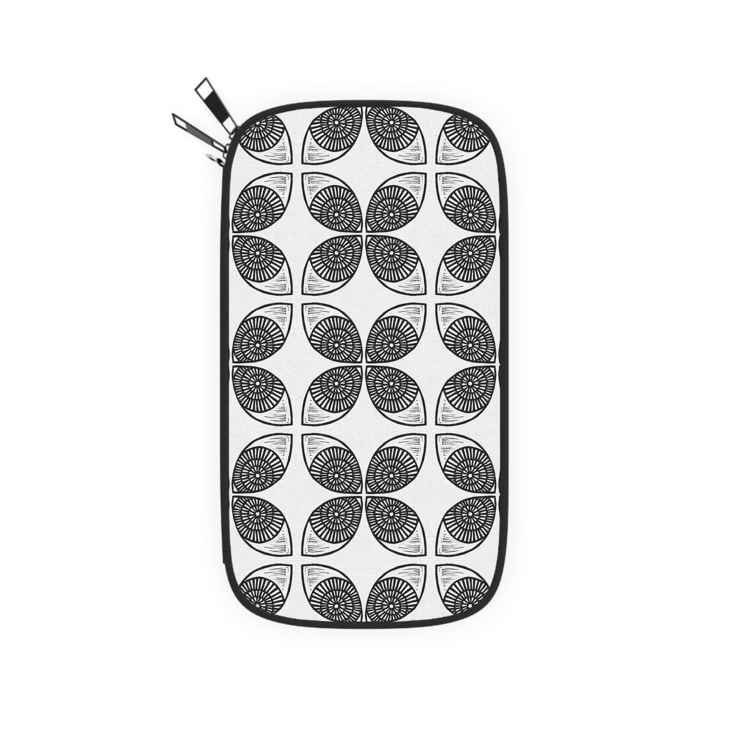 Circles Pattern Passport Wallet - InkLovePrint