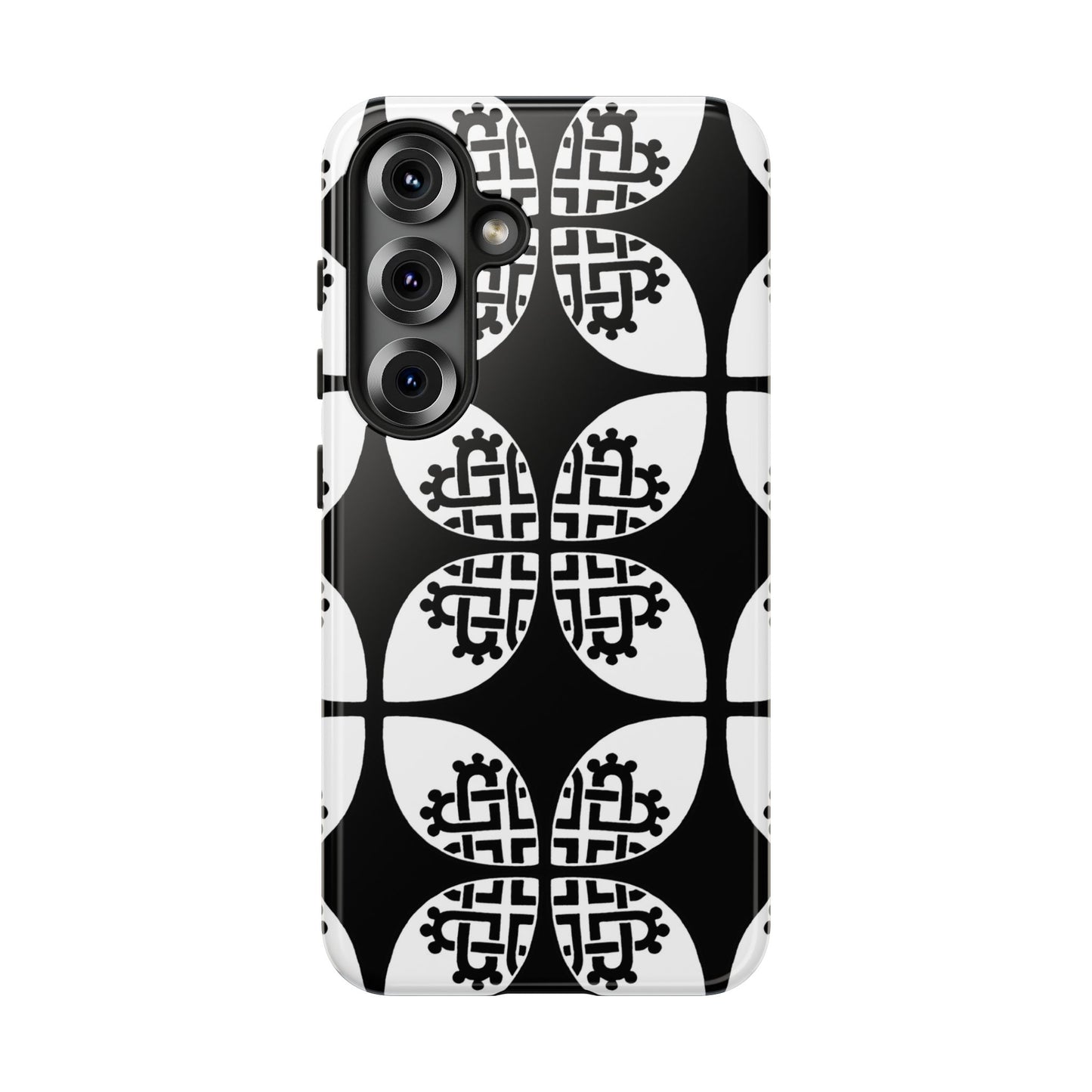 Celtic Heart - Black Phone case