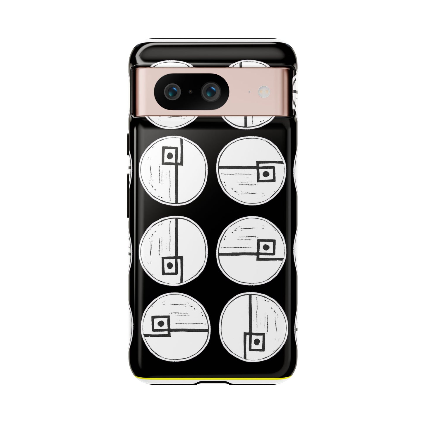 Rotating Rectangle Black Phone case