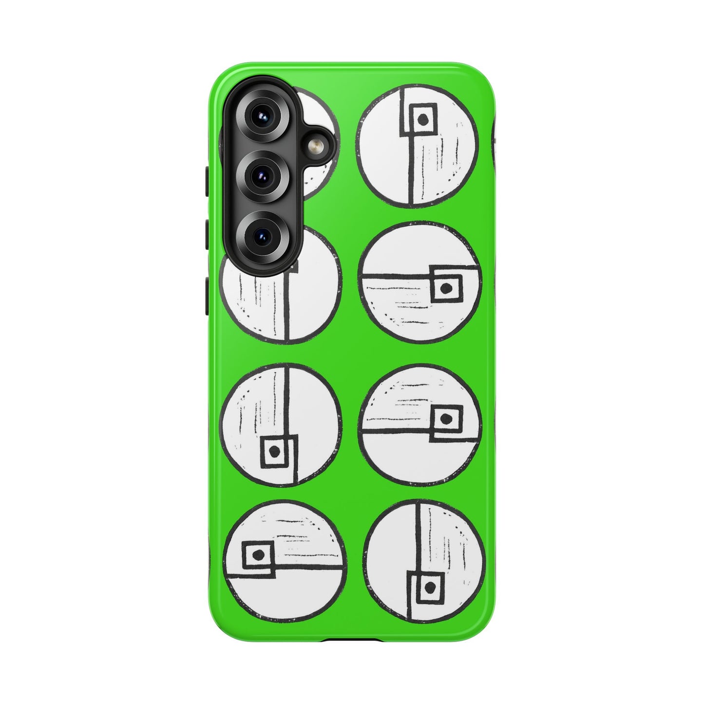 Rotating Rectangle Green Phone case