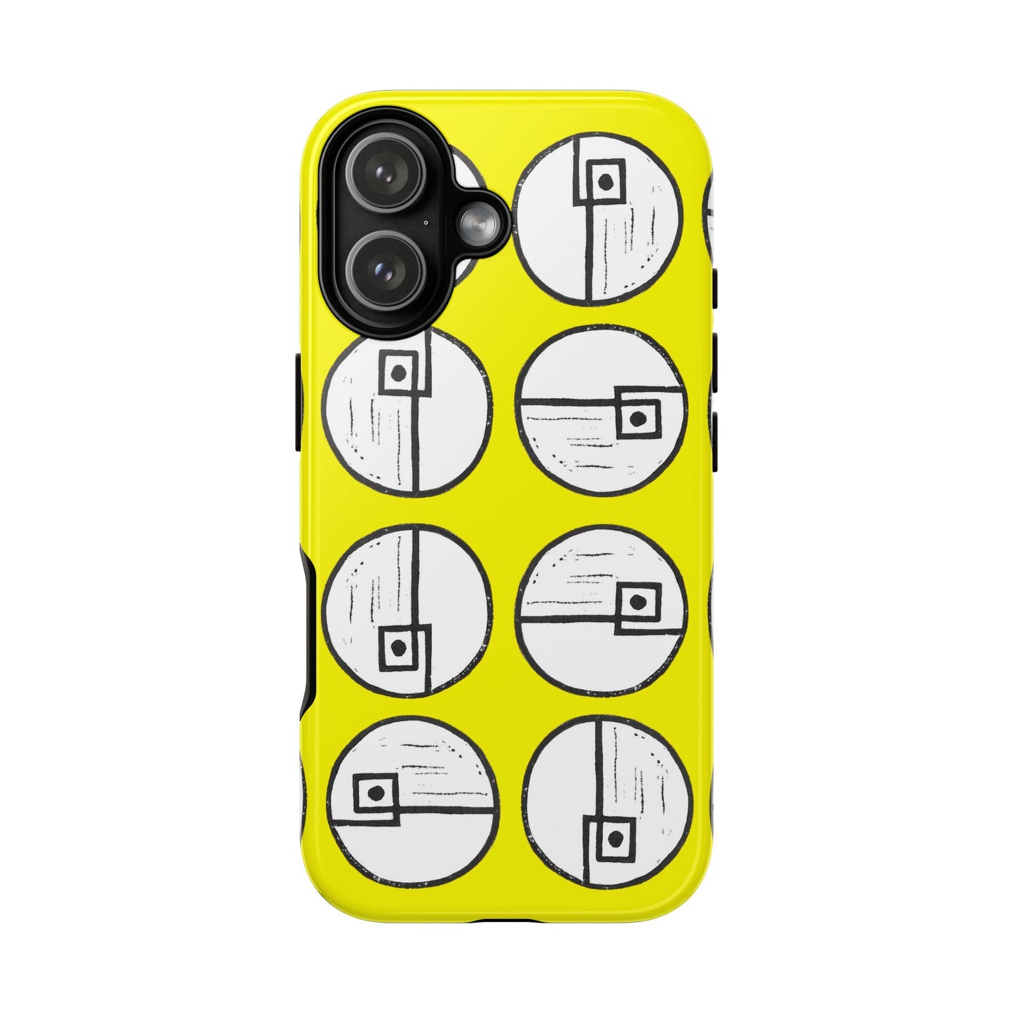 Rotating Rectangle Yellow Phone case
