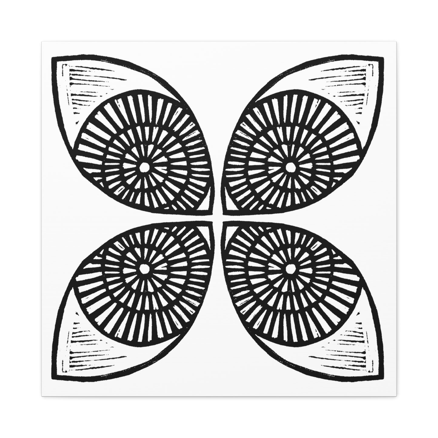 Circle Artwork - canvas - InkLovePrint
