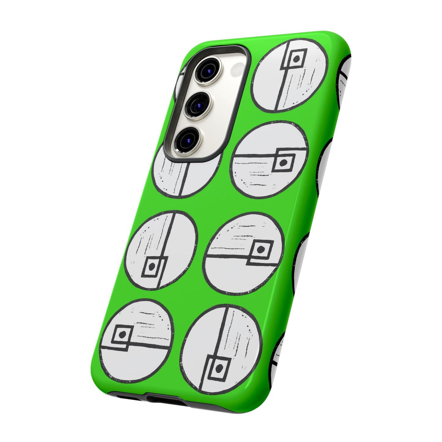 Rotating Rectangle Green Phone case