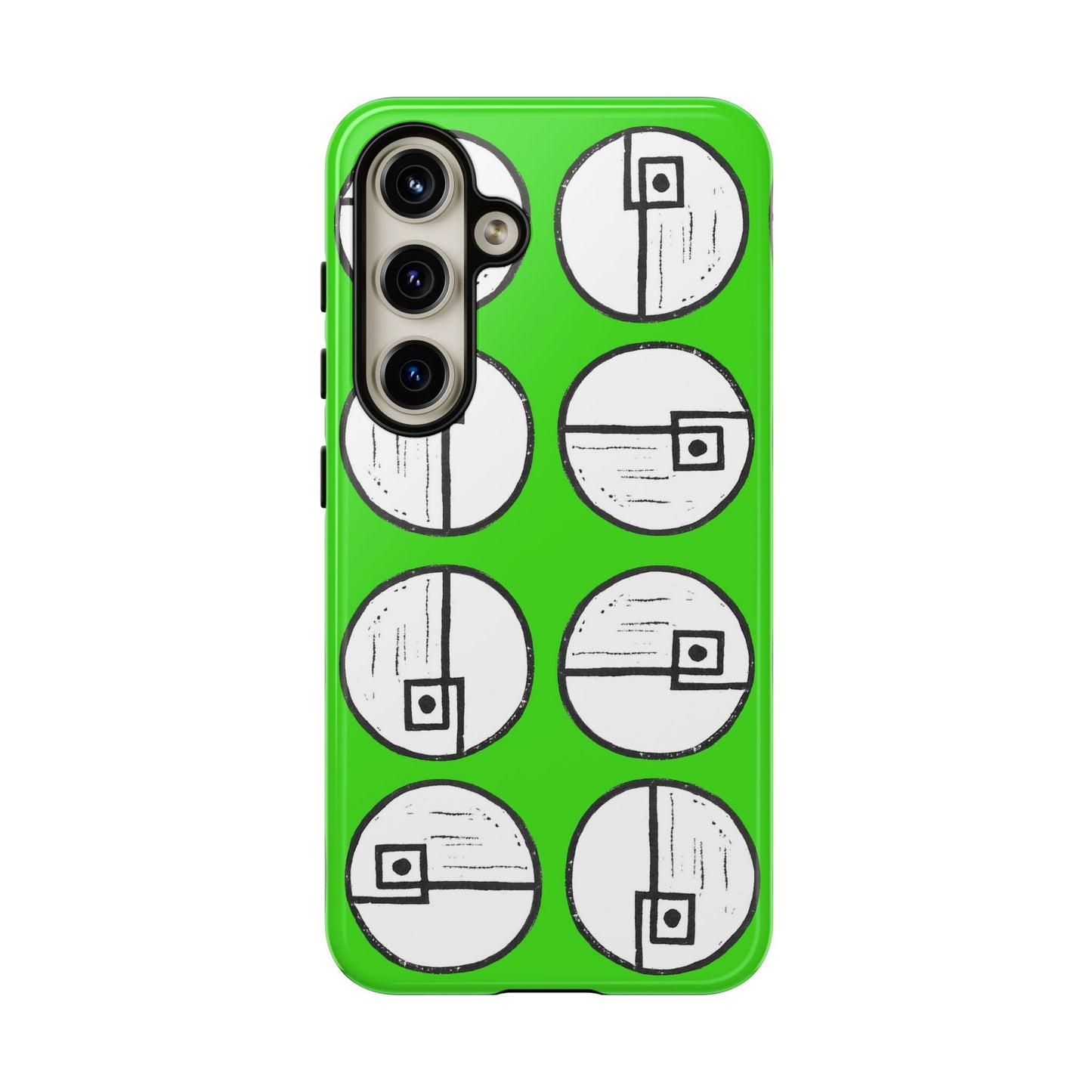 Rotating Rectangle Green Phone case