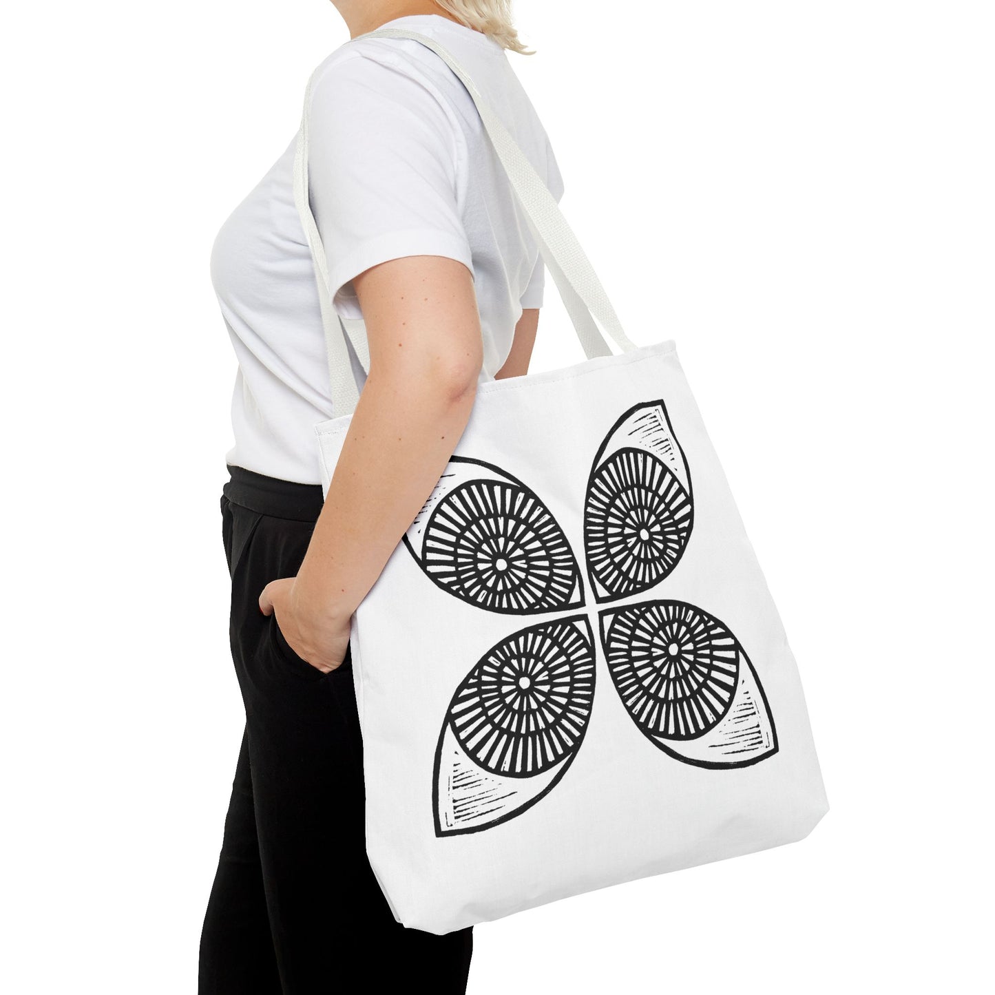 Circle Motif Tote Bag - InkLovePrint
