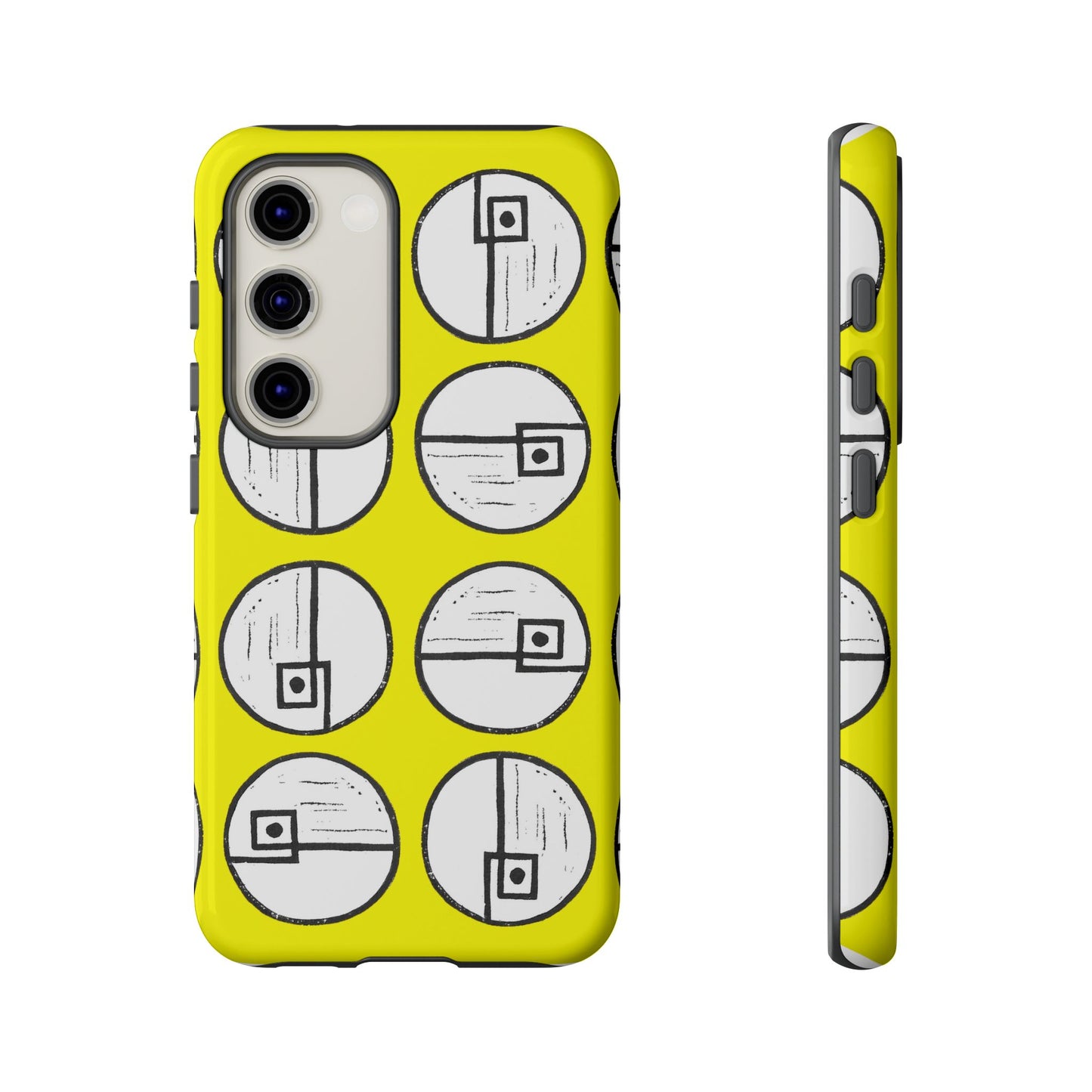 Rotating Rectangle Yellow Phone case