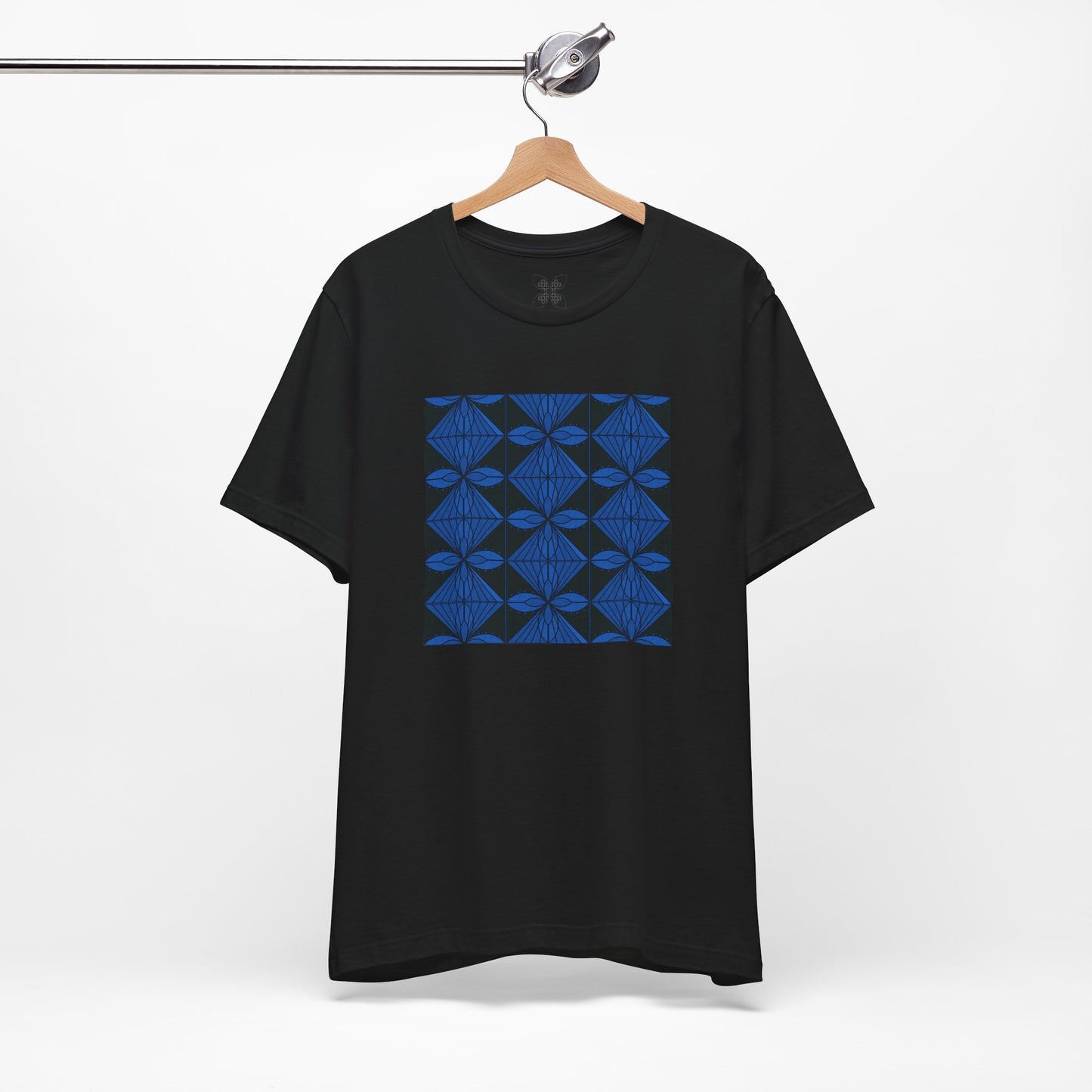 Geometric Blue Unisex T-Shirt - InkLovePrint