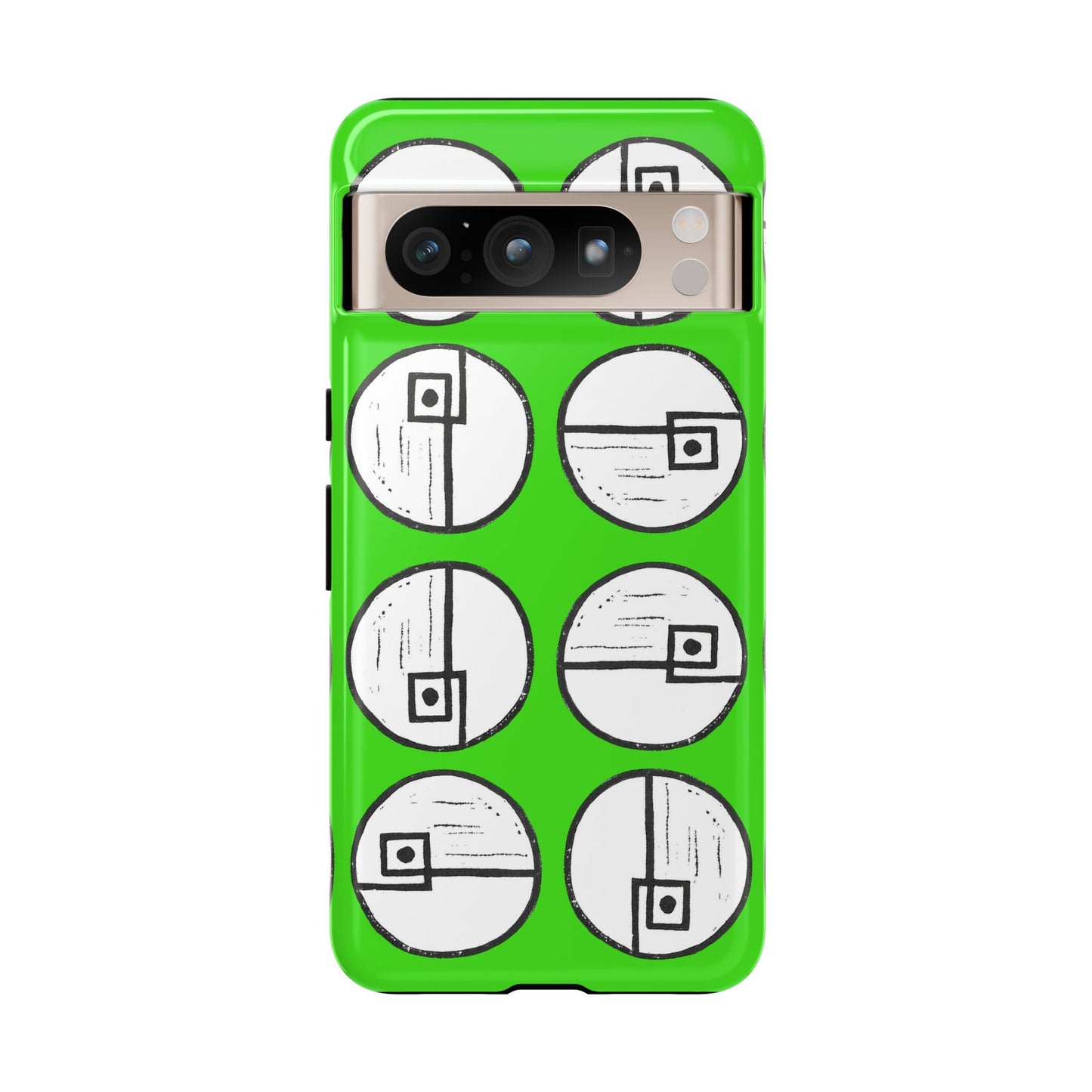 Rotating Rectangle Green Phone case