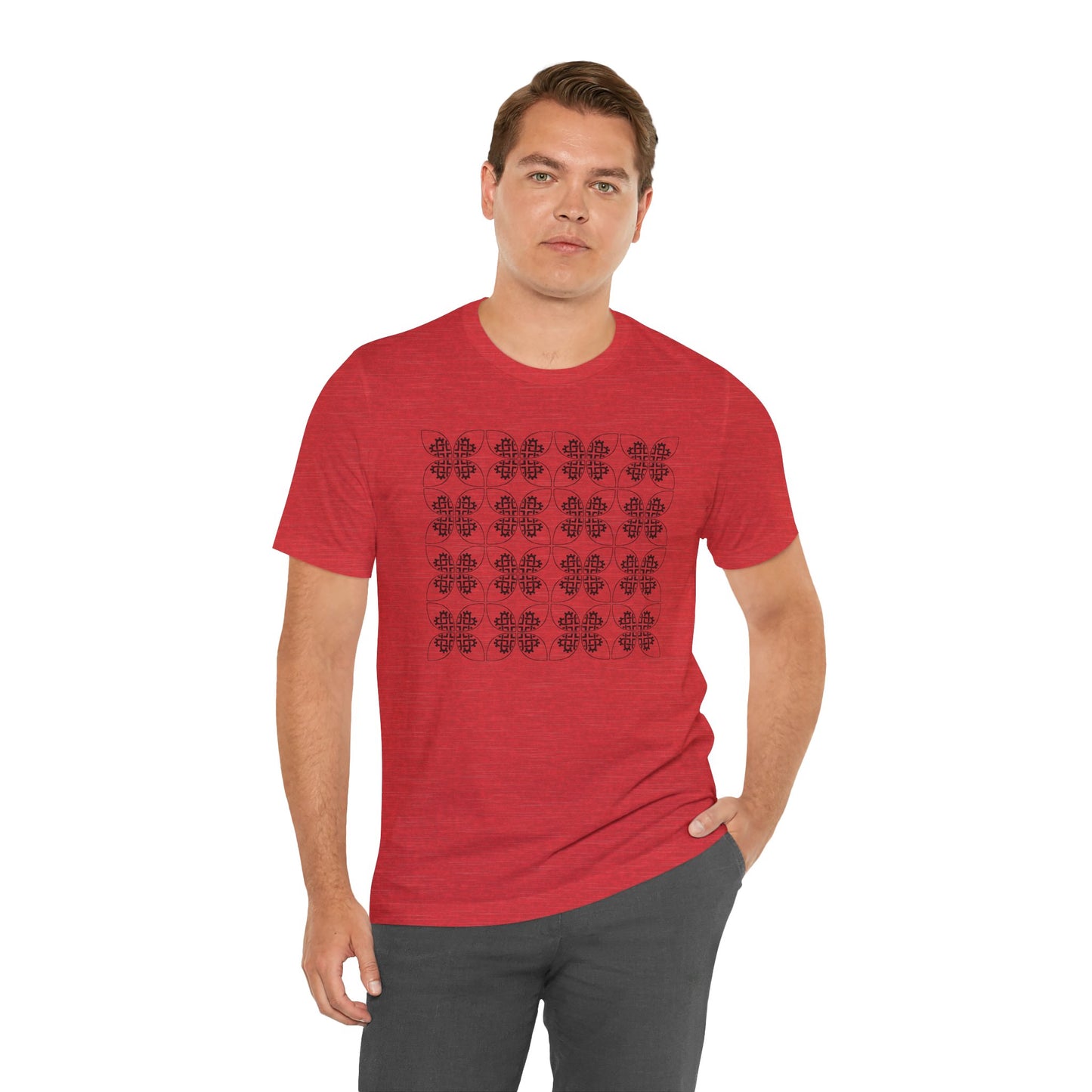 Celtic Heart 12 tile T shirt - InkLovePrint