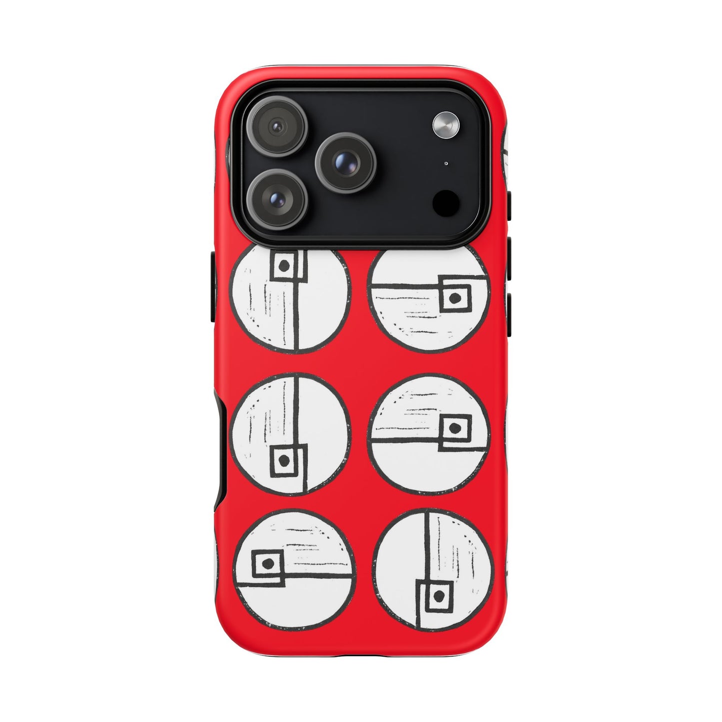 Rotating Rectangle Red - Phone case