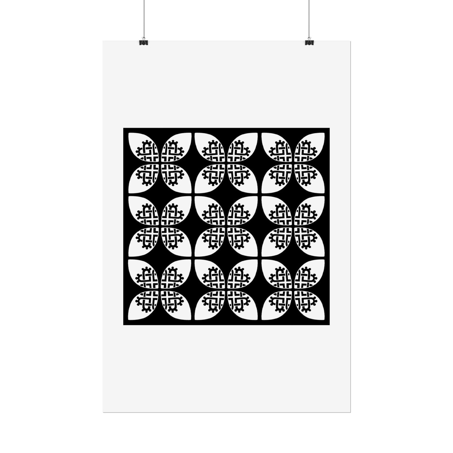 Celtic Heart 9 Tile- Rolled Poster - InkLovePrint