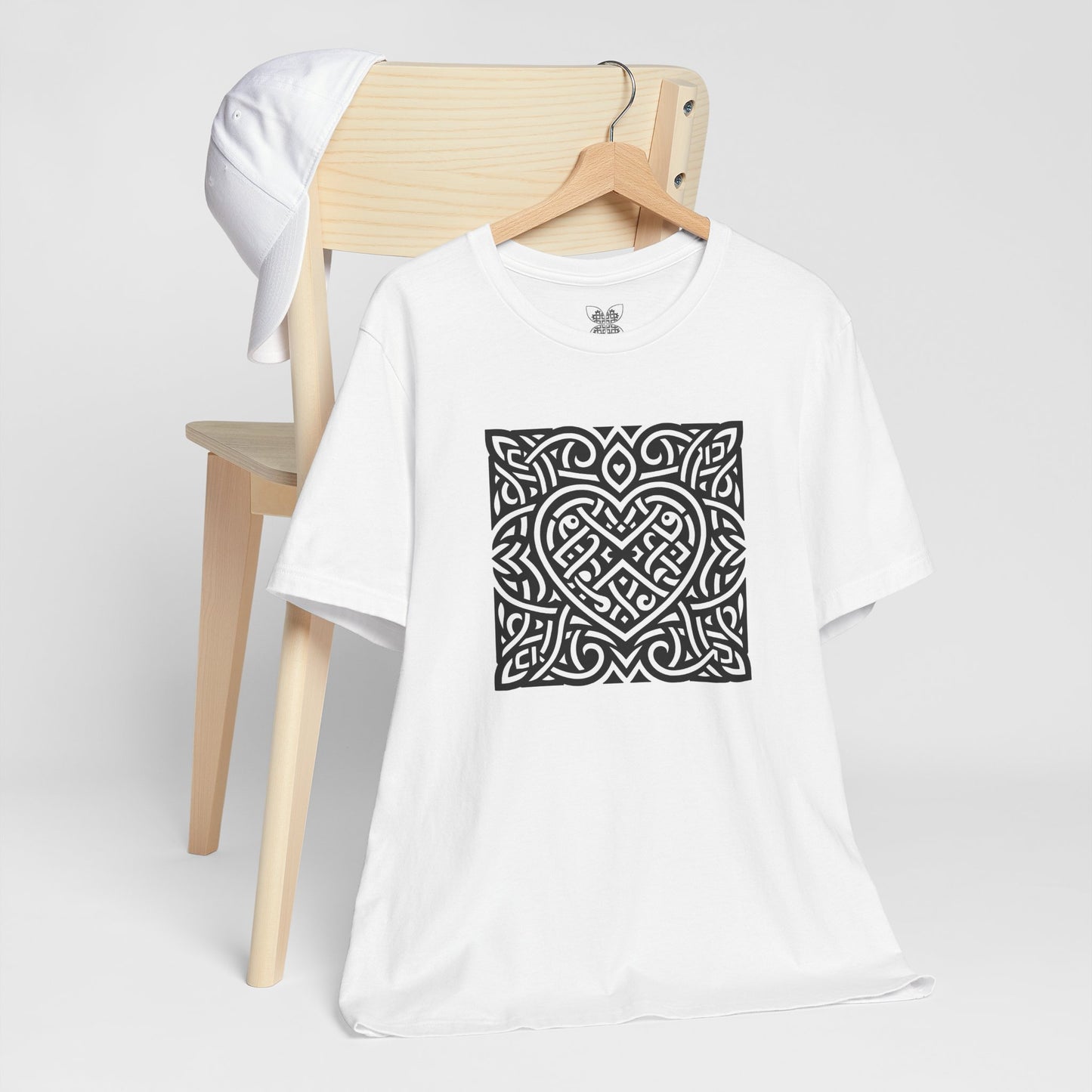 Celtic Heart - Square Unisex T-Shirt - InkLovePrint