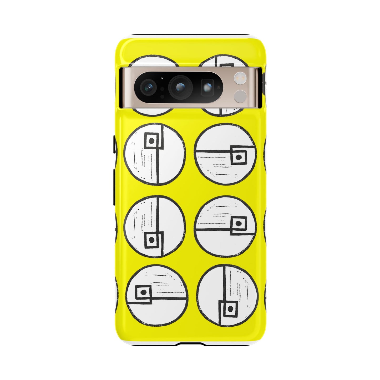 Rotating Rectangle Yellow Phone case