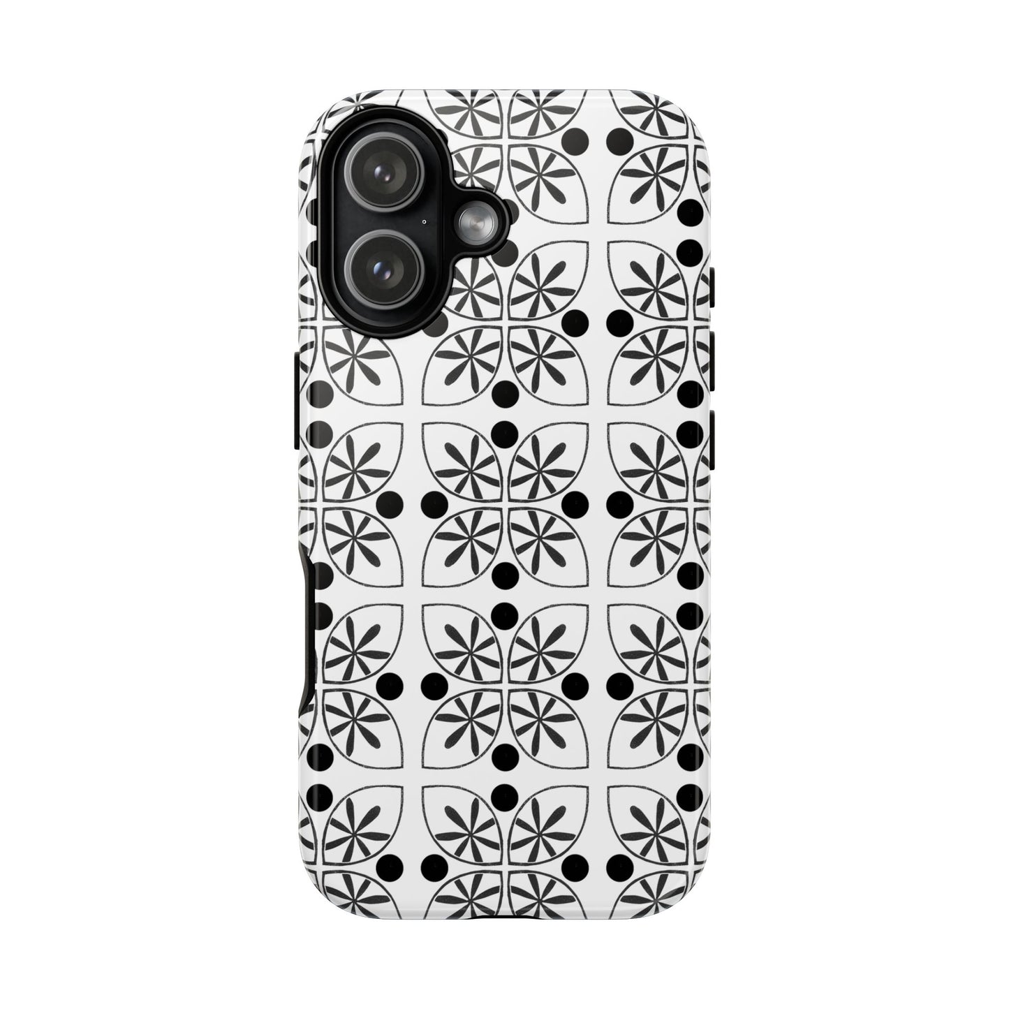 Black Flower Phone case