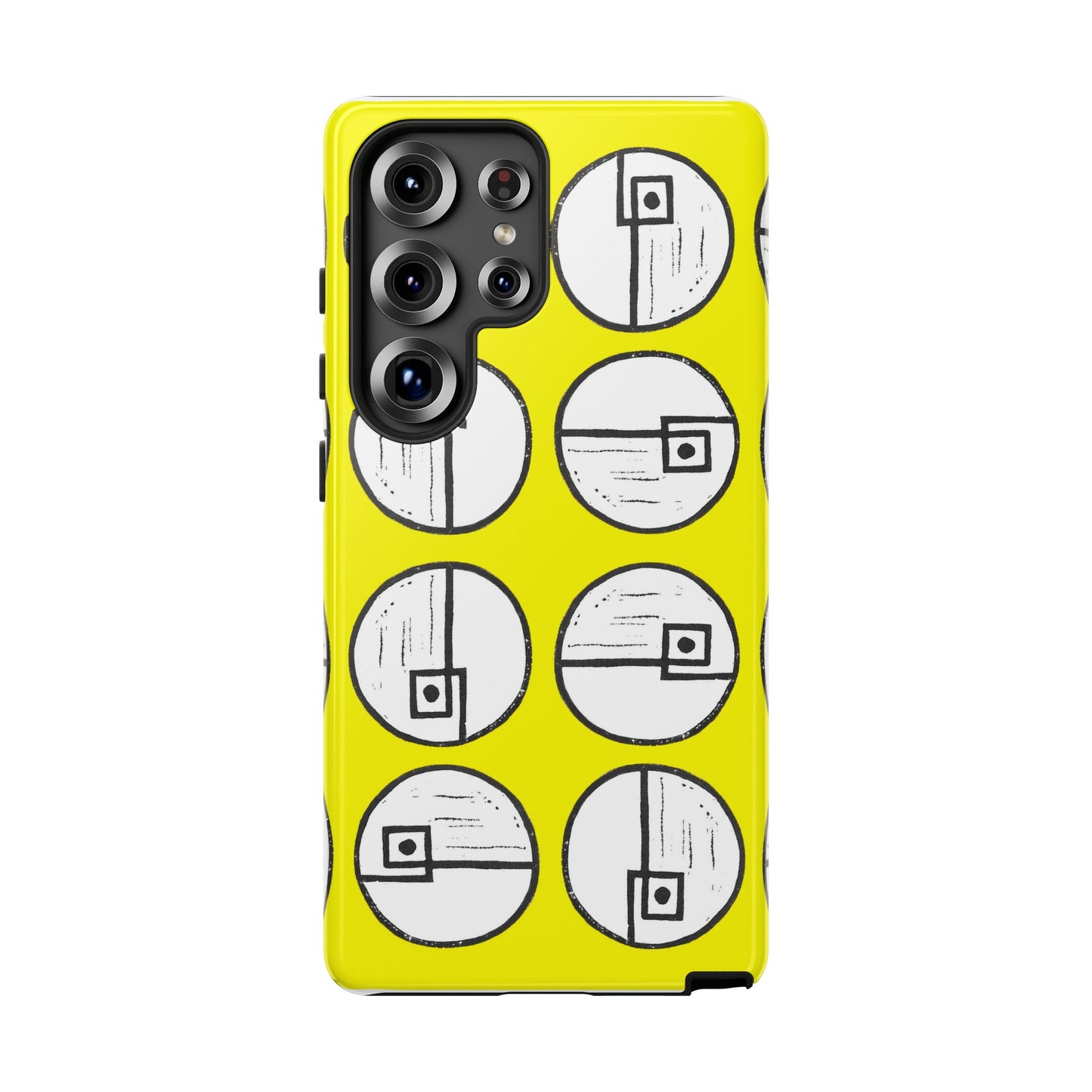 Rotating Rectangle Yellow Phone case