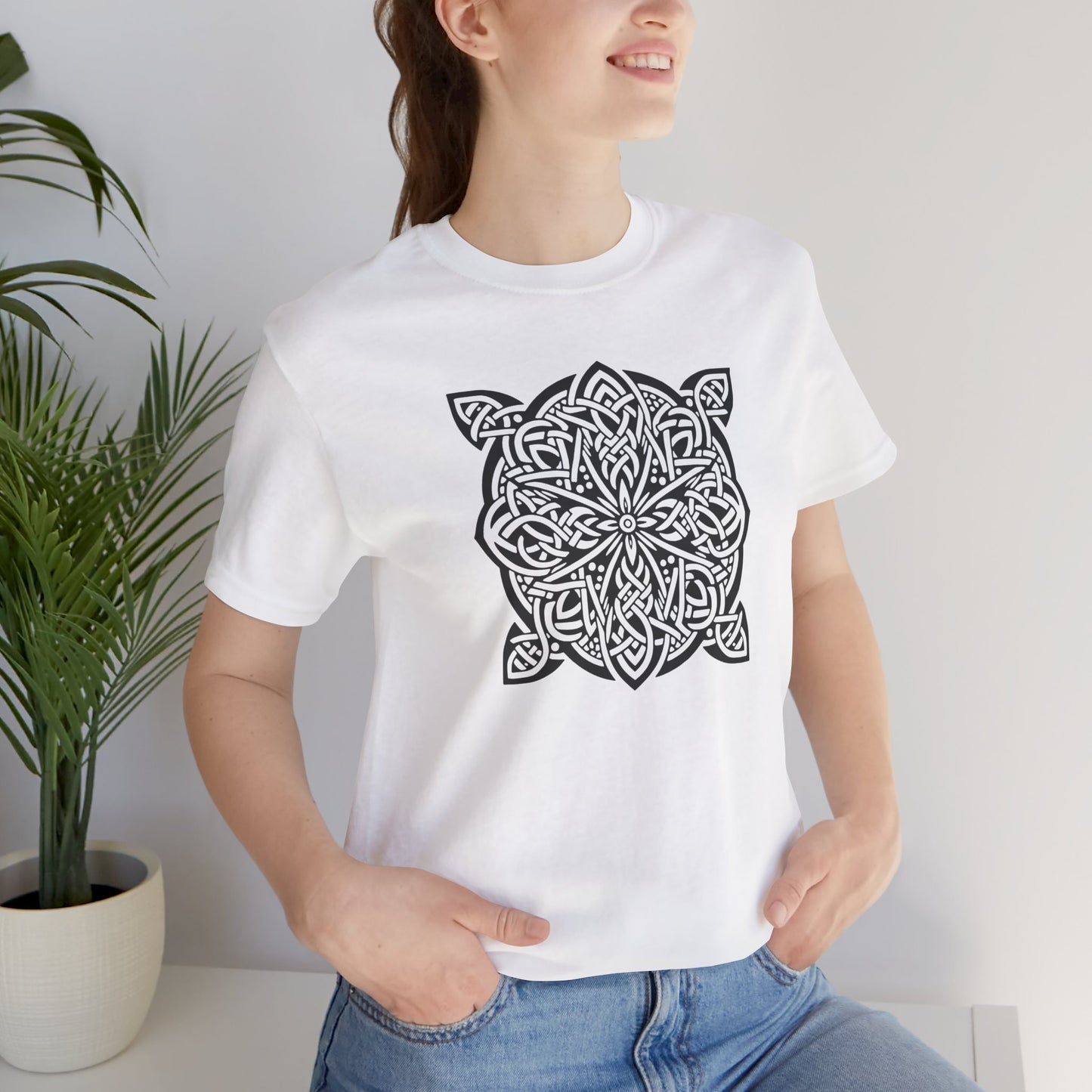 Celtic Flower Unisex T-Shirt - InkLovePrint