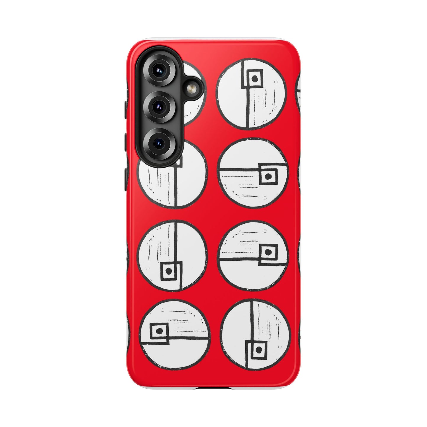 Rotating Rectangle Red - Phone case