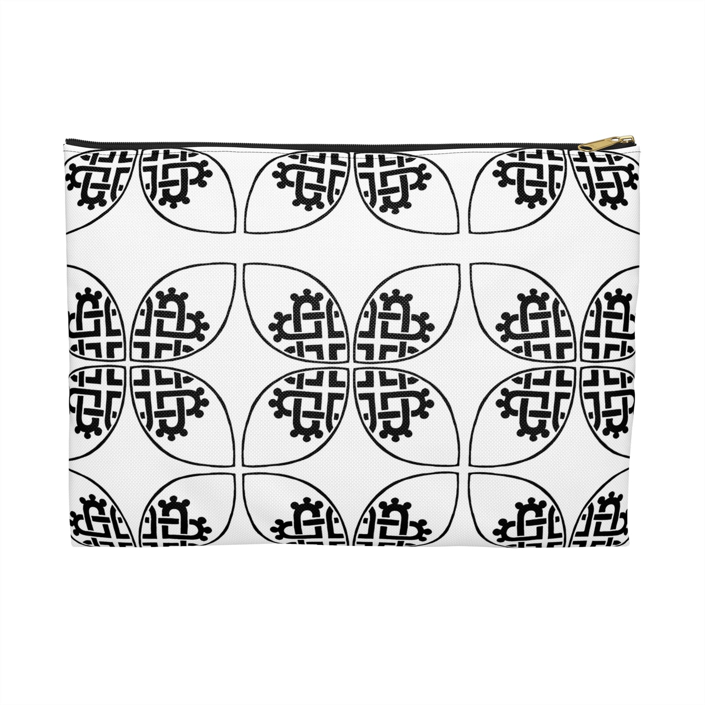 Celtic Heart Accessory Bag White - InkLovePrint