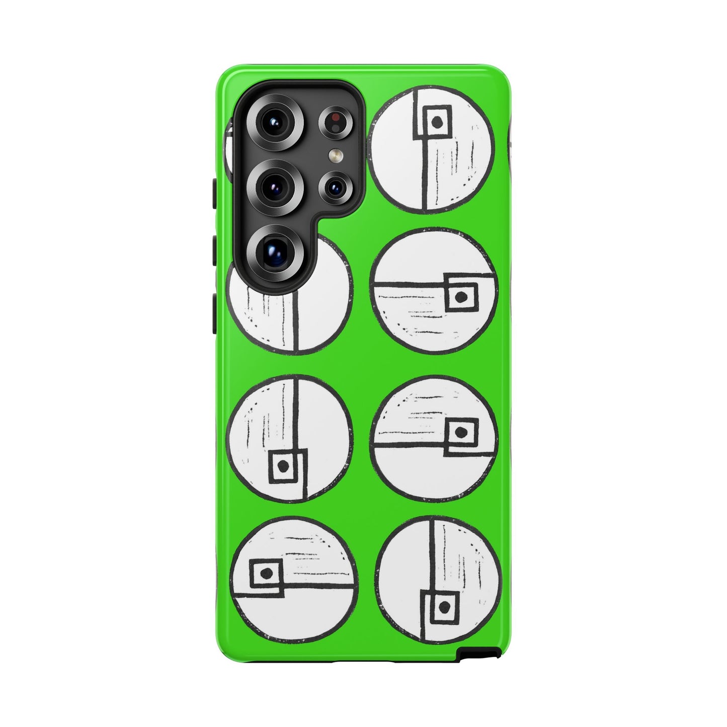 Rotating Rectangle Green Phone case
