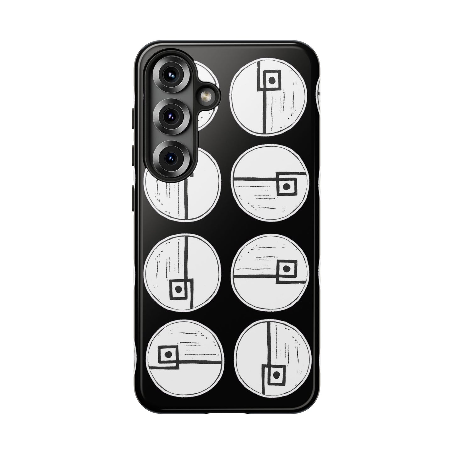 Rotating Rectangle Black Phone case