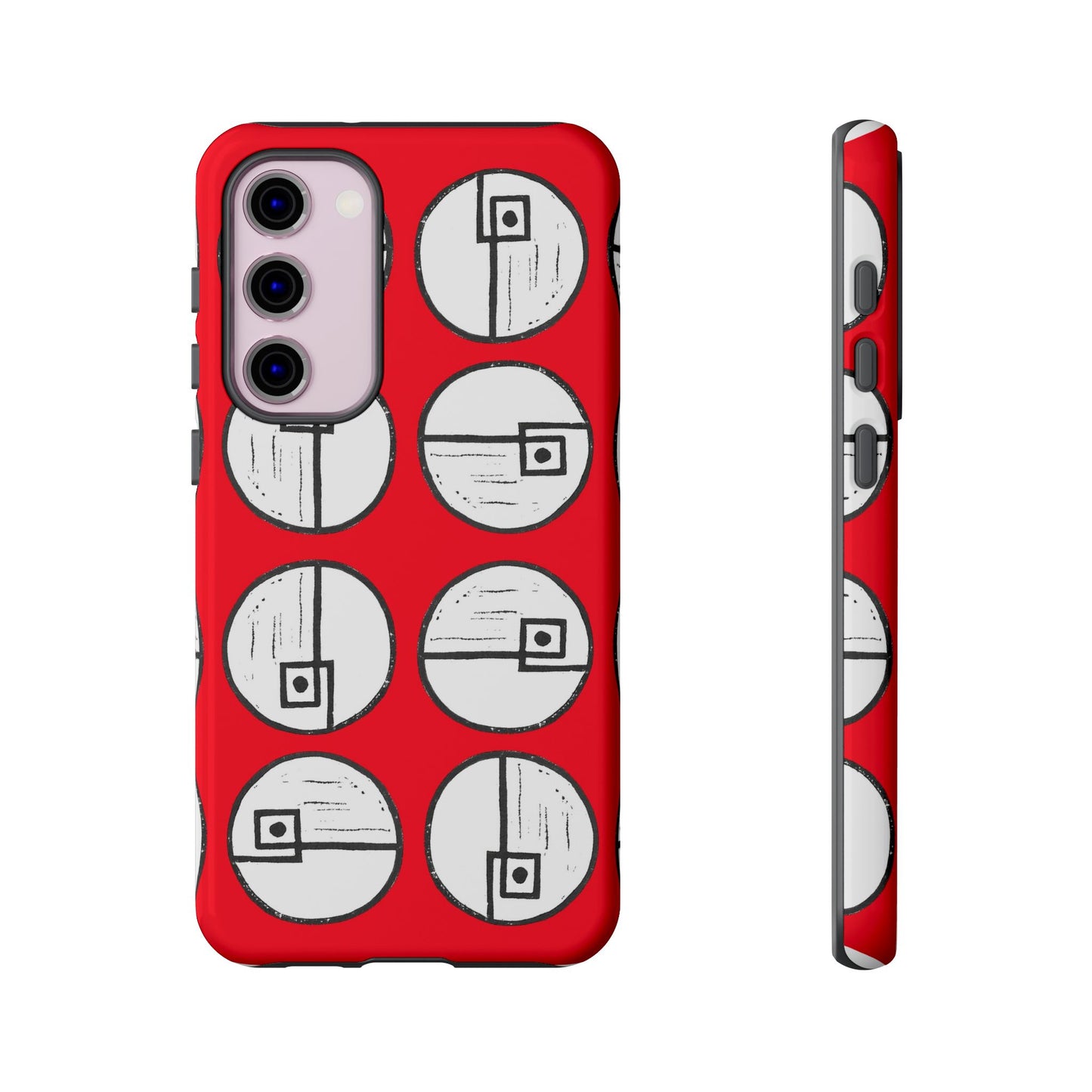 Rotating Rectangle Red - Phone case