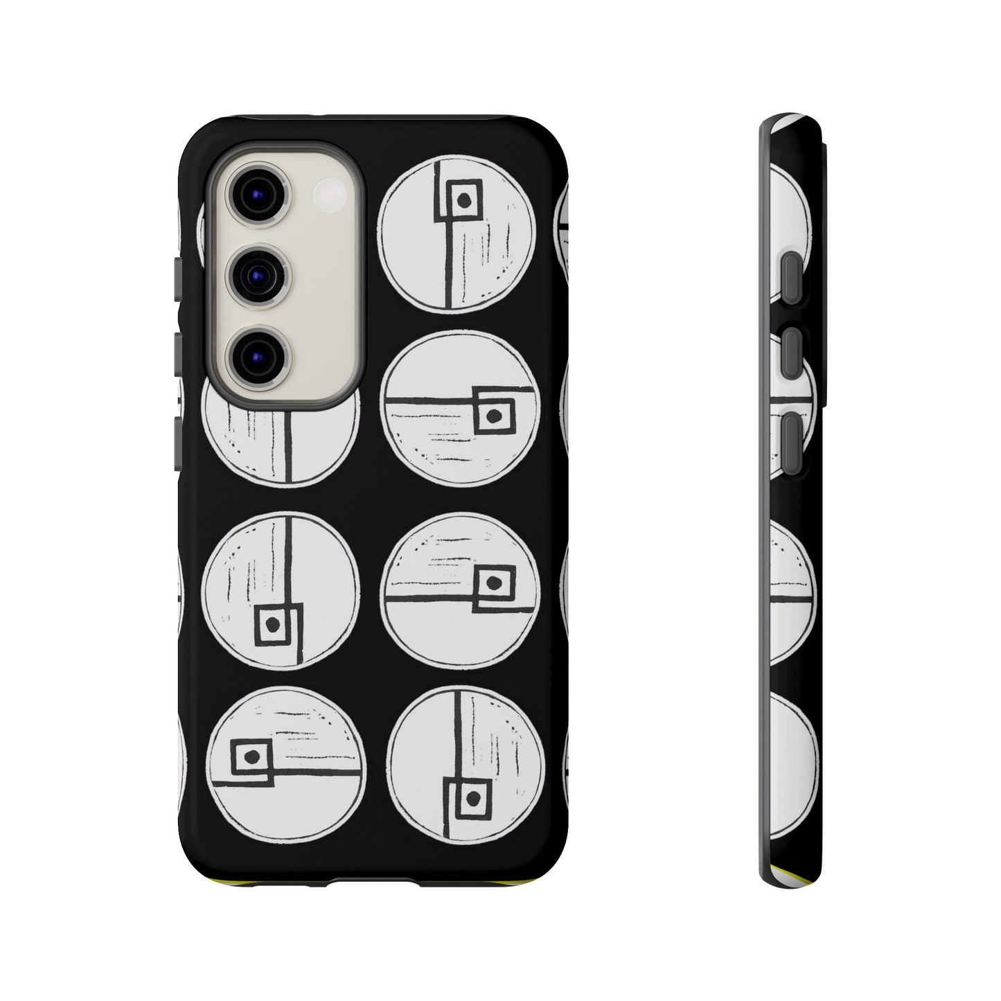 Rotating Rectangle Black Phone case