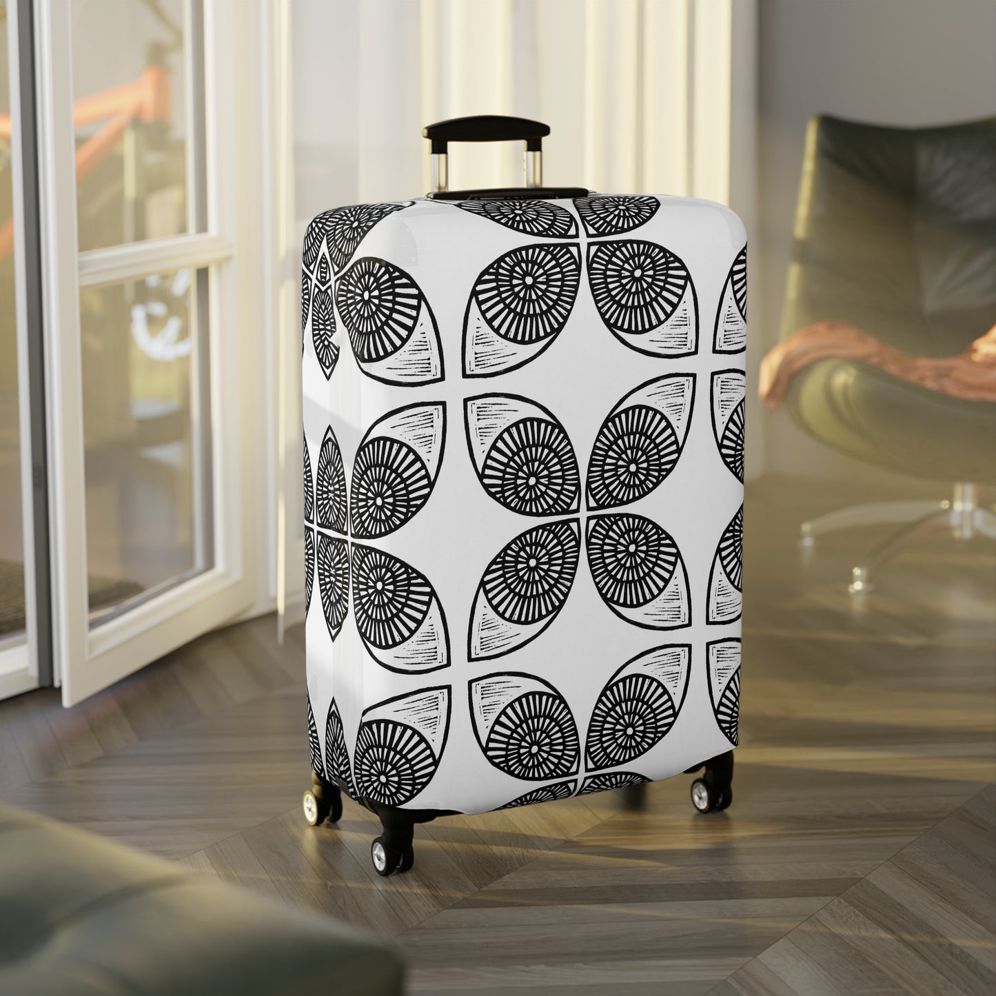Circle Pattern Luggage Cover - InkLovePrint