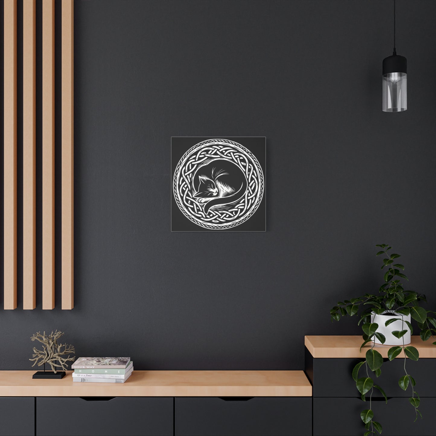 Celtic Cat -Rolled Poster - InkLovePrint