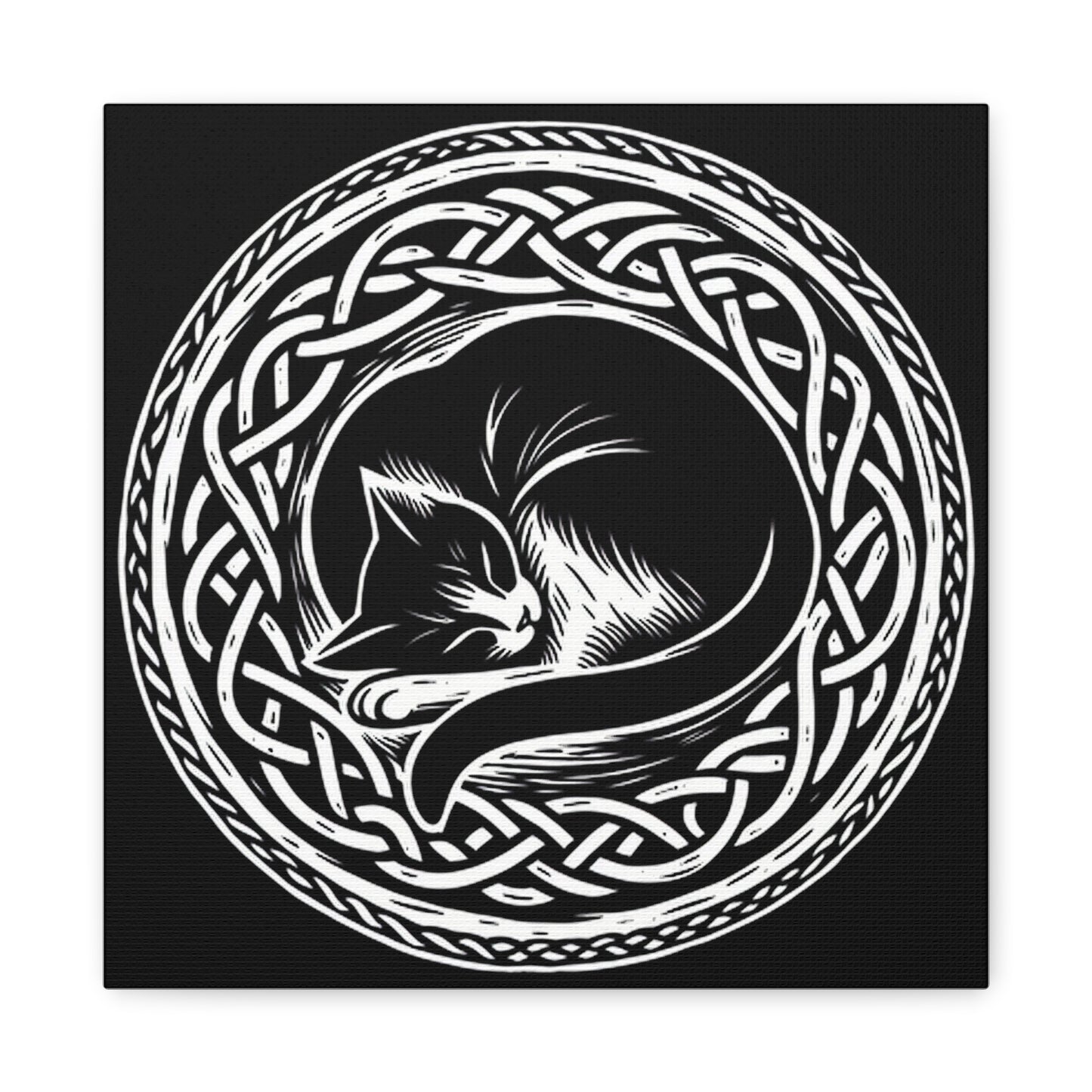 Celtic Cat -Rolled Poster - InkLovePrint