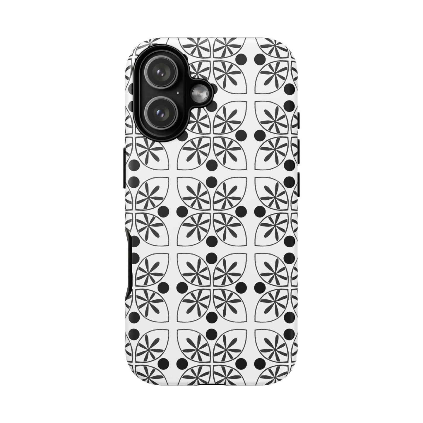 Black Flower Phone case