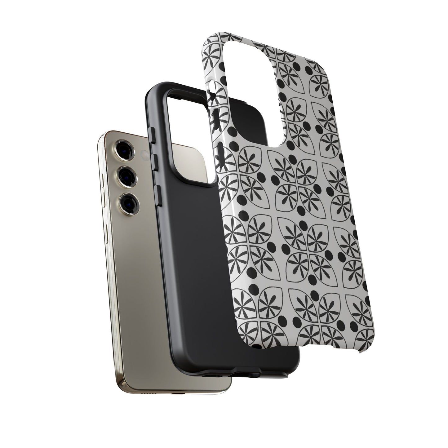 Black Flower Phone case