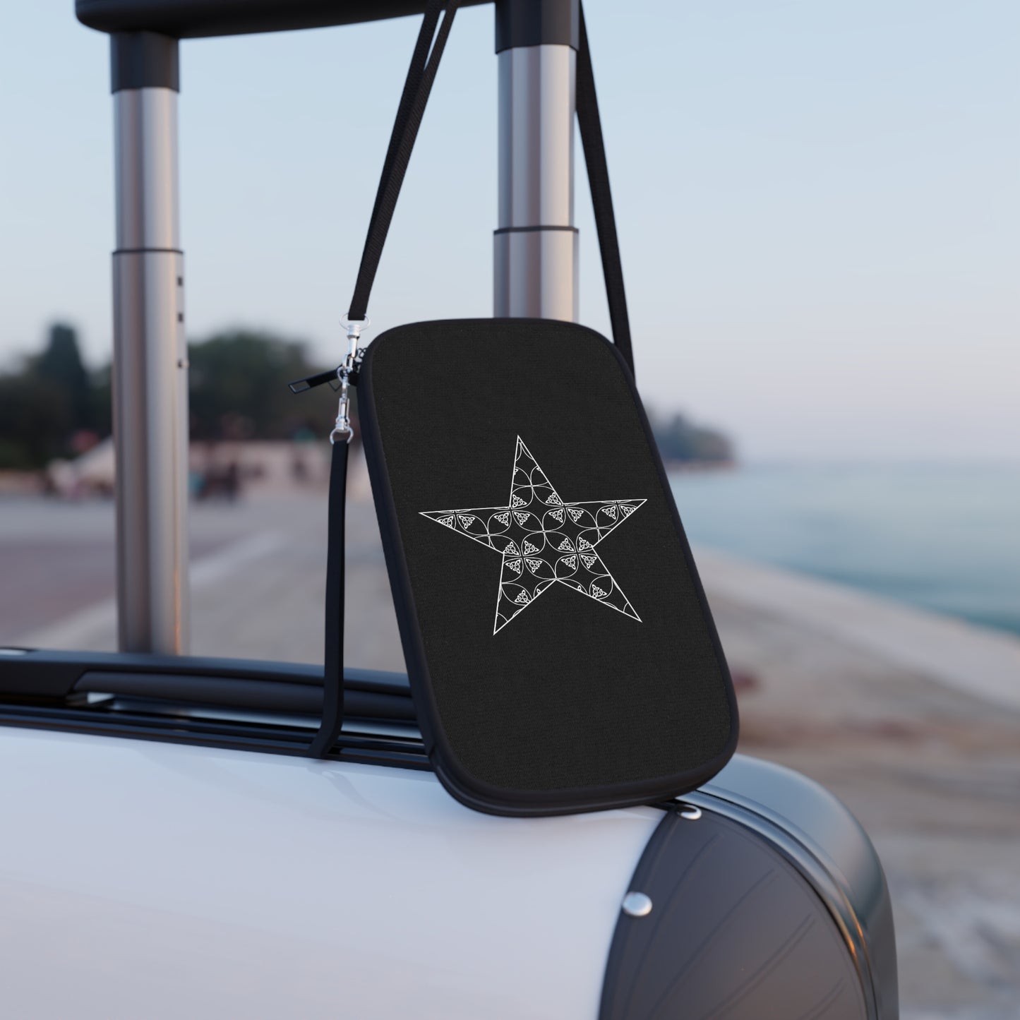 Trinity Star Black Passport Wallet - InkLovePrint
