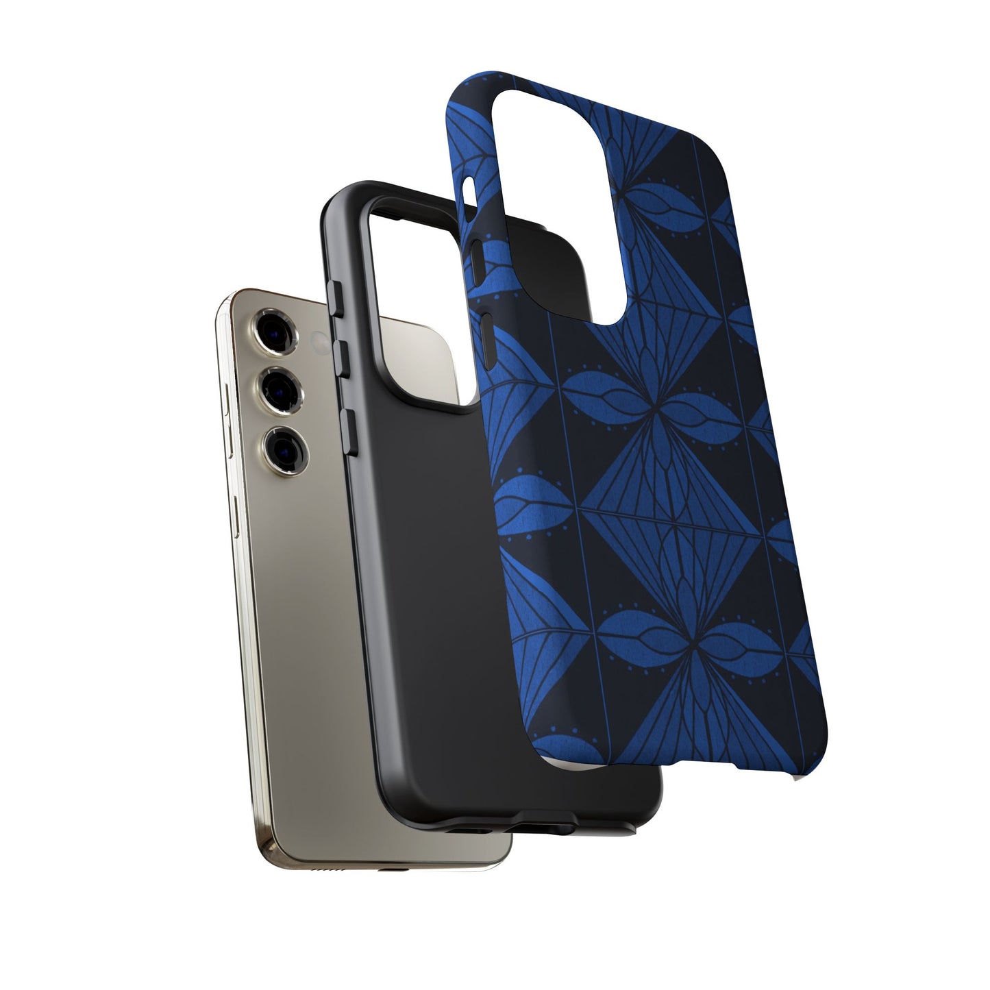 Geometric Blue 1 Phone case - InkLovePrint