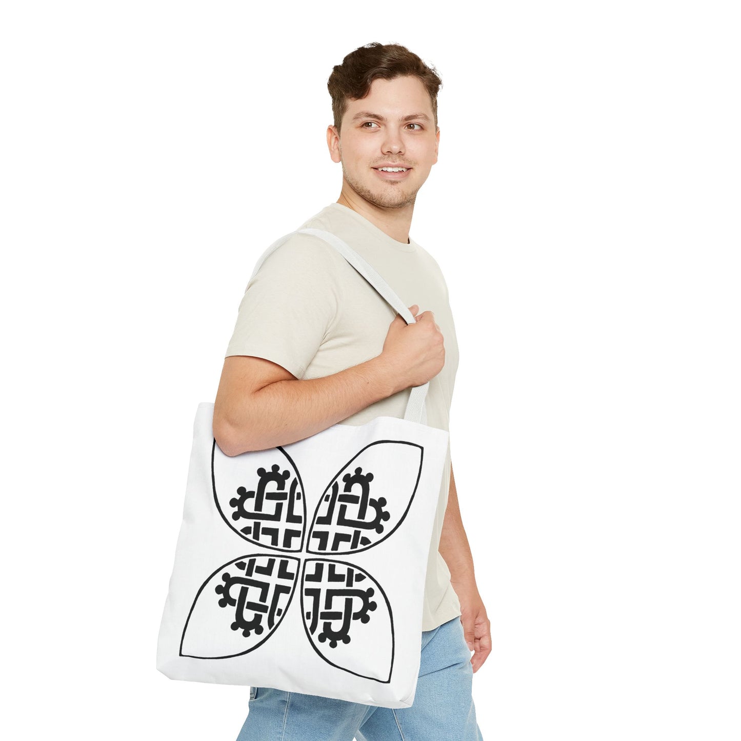 Celtic Heart Motif Tote Bag - InkLovePrint